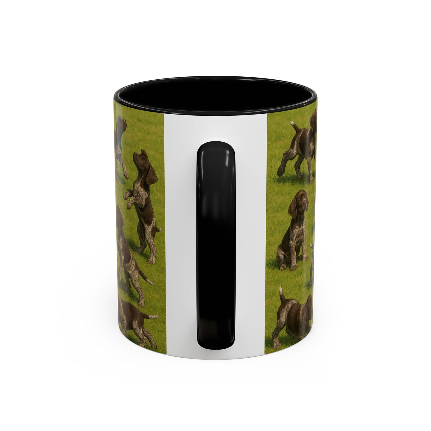 German Shorthaired Pointer puppies Accent Coffee Mug - Perfect Gift for Dog Lovers