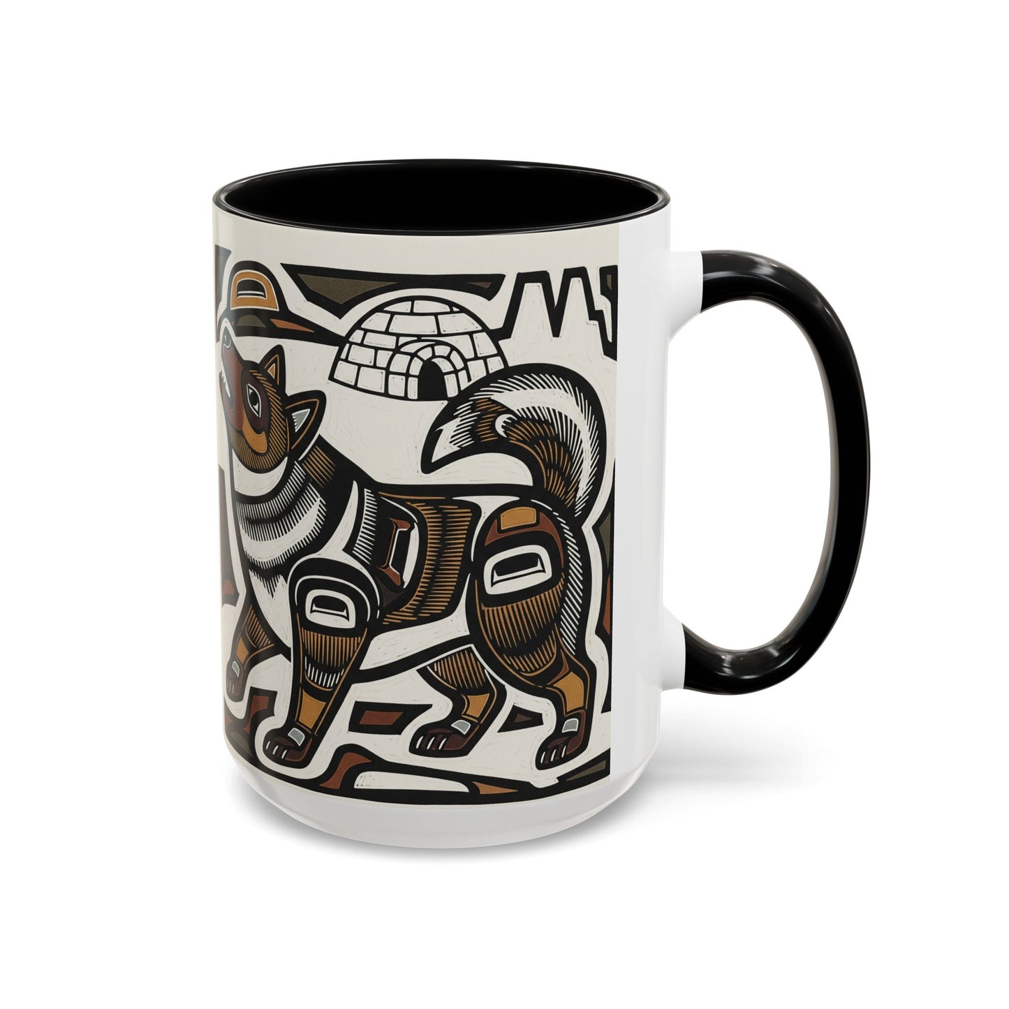 Canadian Eskimo Dog Accent Coffee Mug - Perfect Gift for Dog Lovers