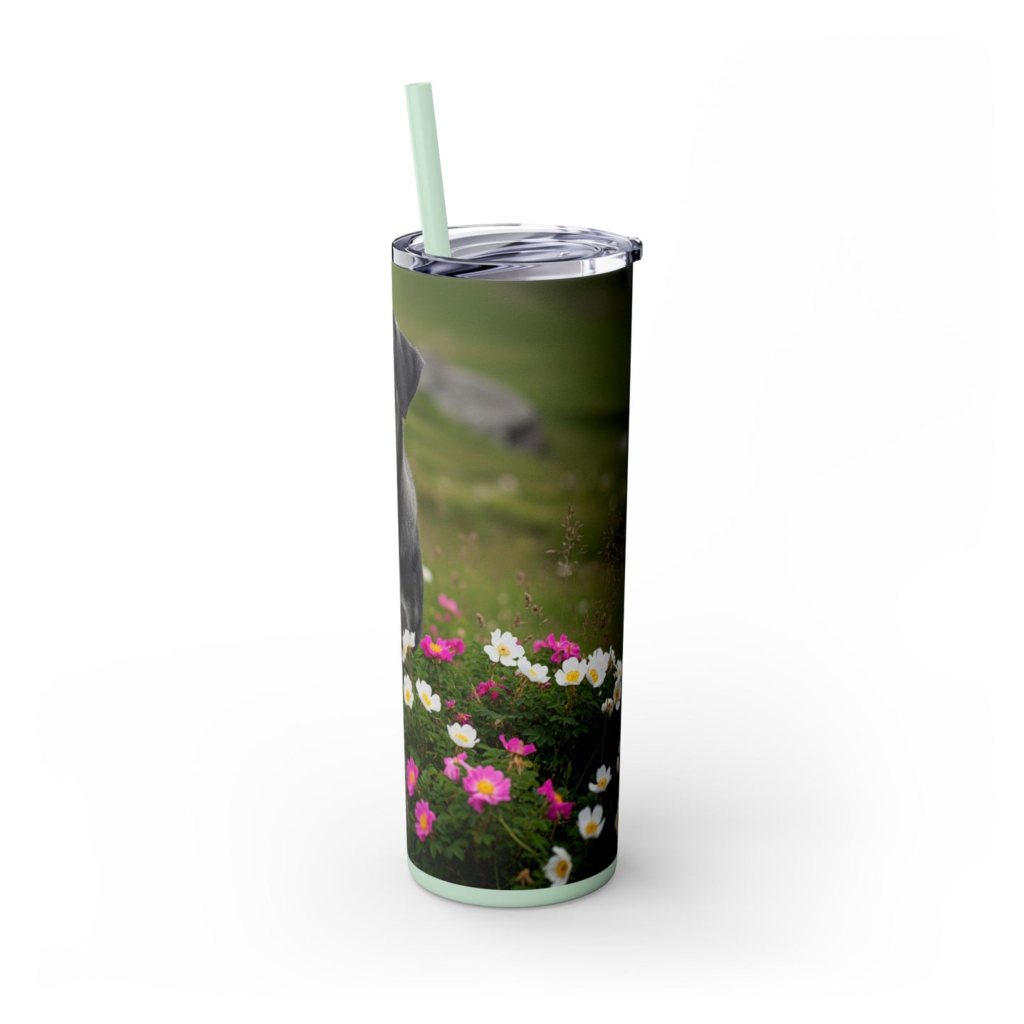 Giant Schnauzer Tumbler with Straw, 20oz