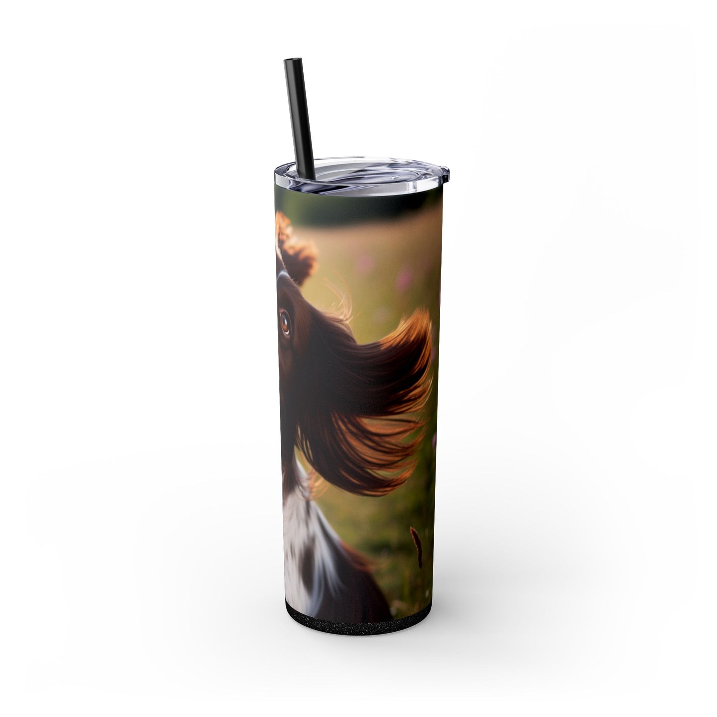 Small Munsterlander Tumbler with Straw, 20oz