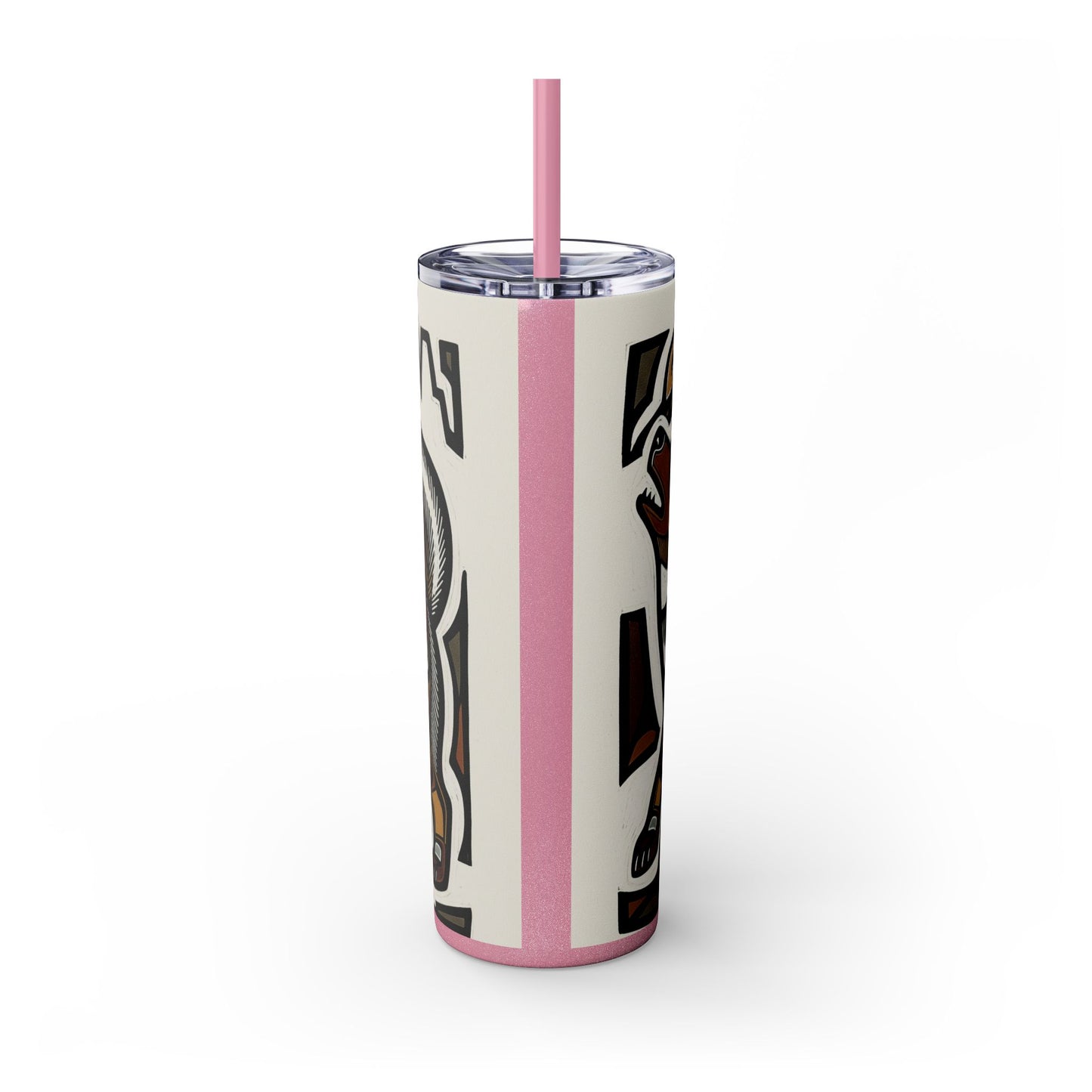Canadian Eskimo Dog Tumbler with Straw, 20oz