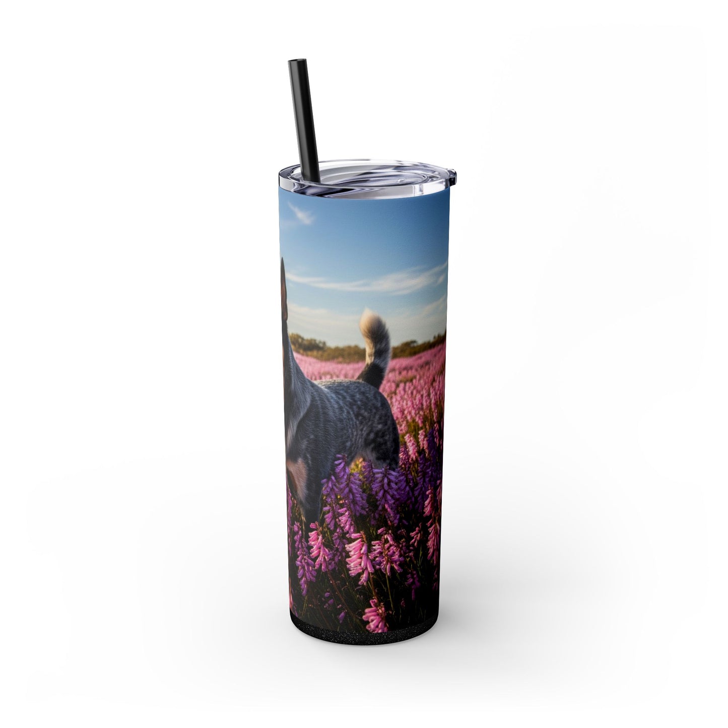 Australian Stumpy Tail Cattle Dog Tumbler with Straw, 20oz