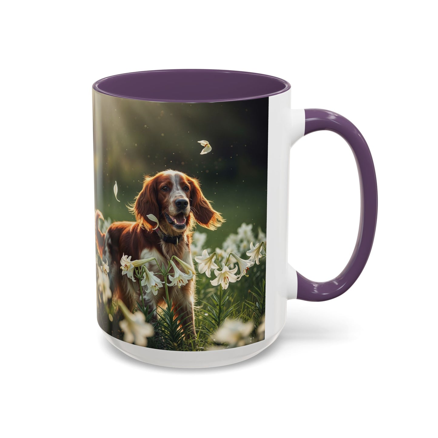 Irish Red and White Setter Accent Coffee Mug - Perfect Gift for Dog Lovers