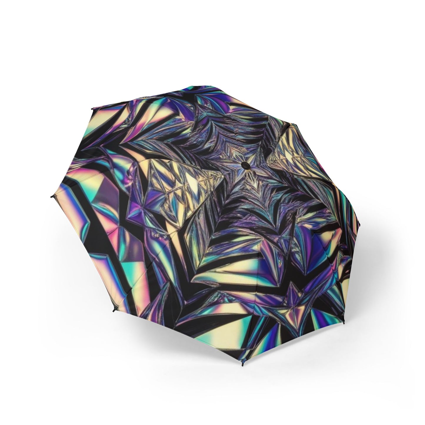 Optical Illusion Semi-Automatic Foldable Umbrella