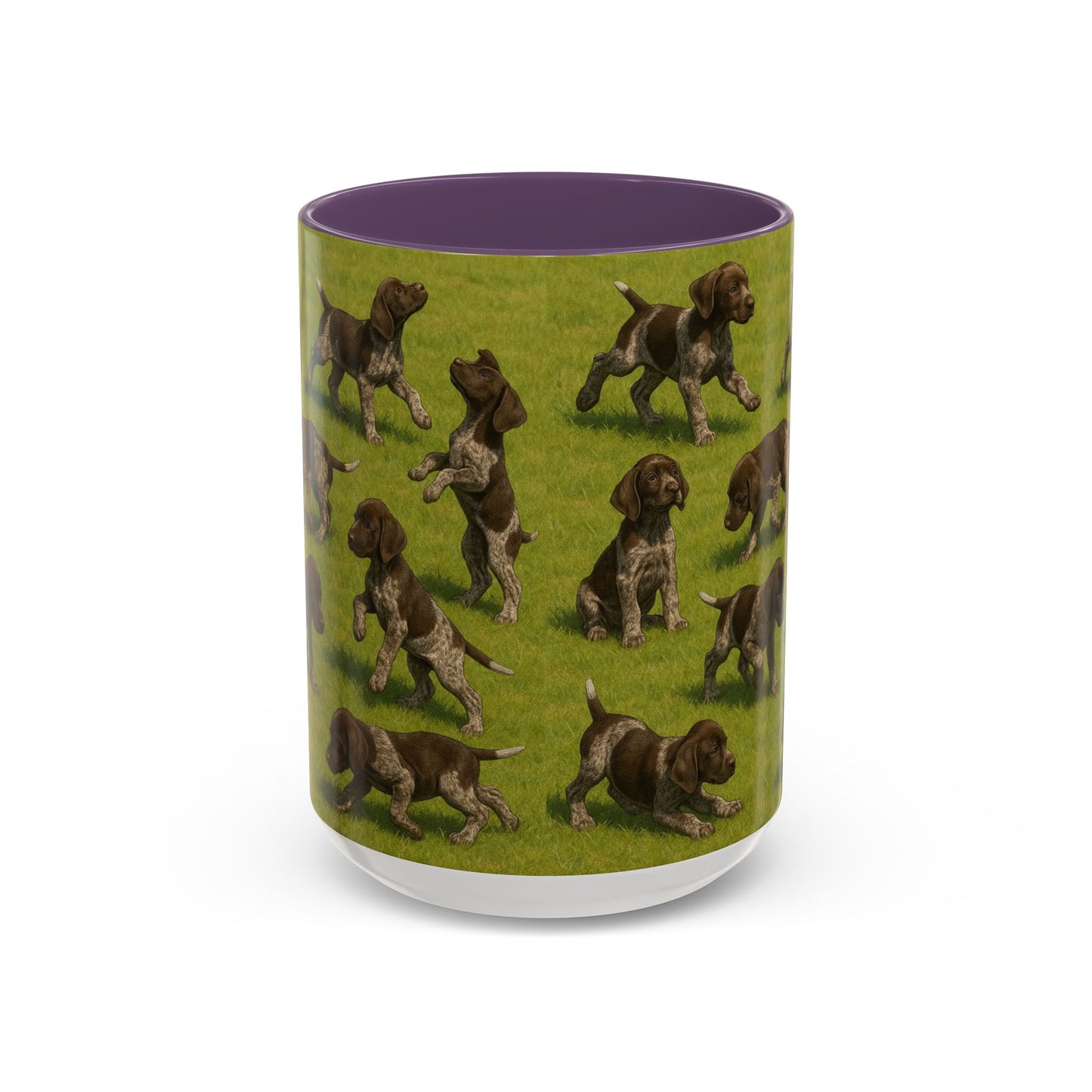 German Shorthaired Pointer puppies Accent Coffee Mug - Perfect Gift for Dog Lovers