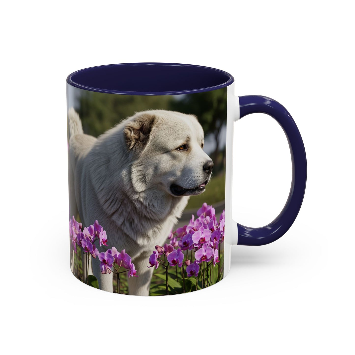 Caucasian Shepherd Dog Accent Coffee Mug - Perfect Gift for Dog Lovers