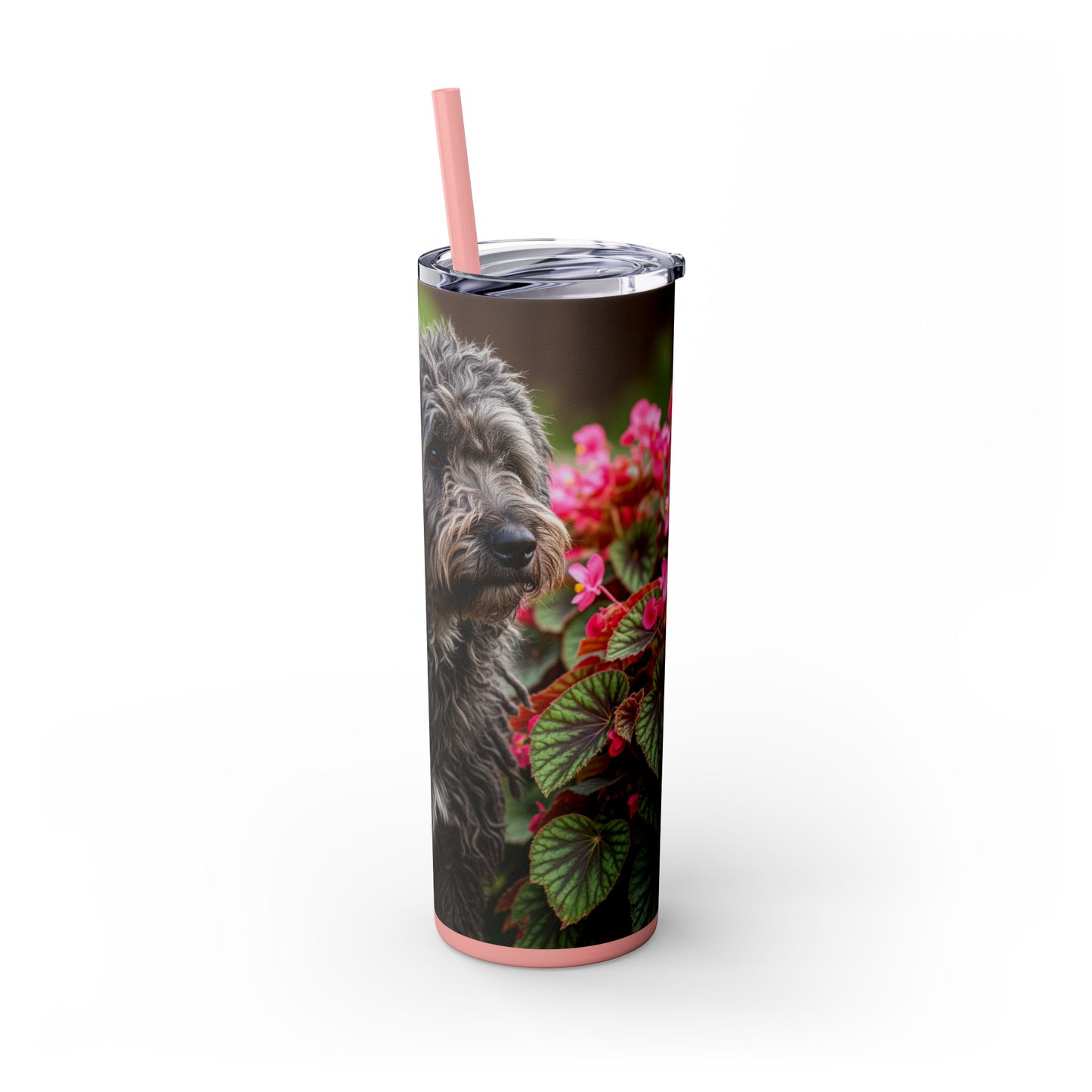 Puli Skinny Tumbler with Straw, 20oz