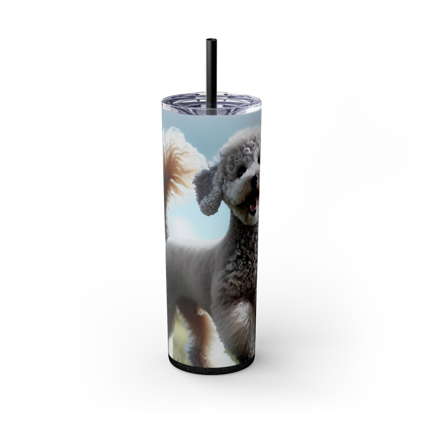 Bedlington Terrier Tumbler with Straw, 20oz