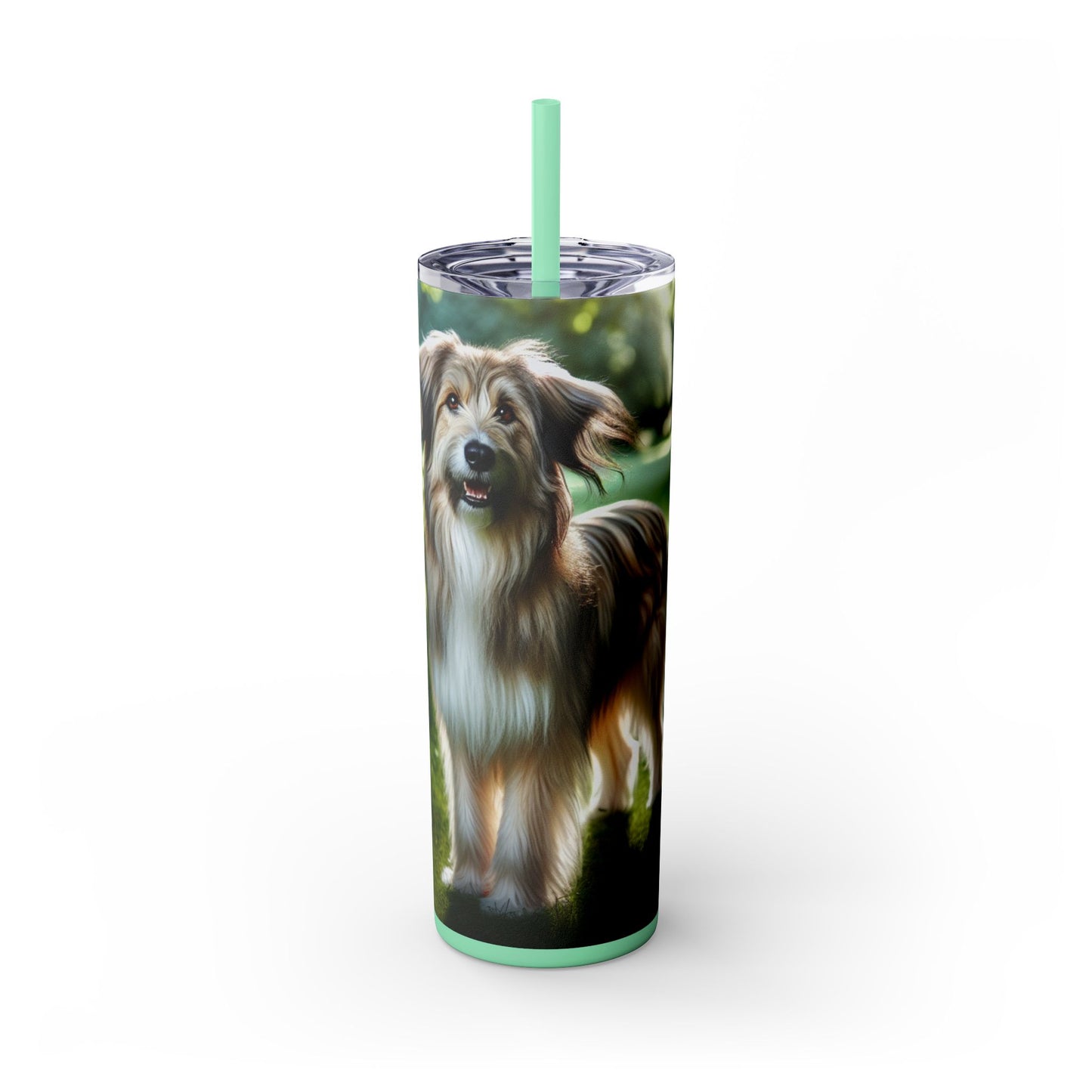 Pyrenean Shepherd Tumbler with Straw, 20oz