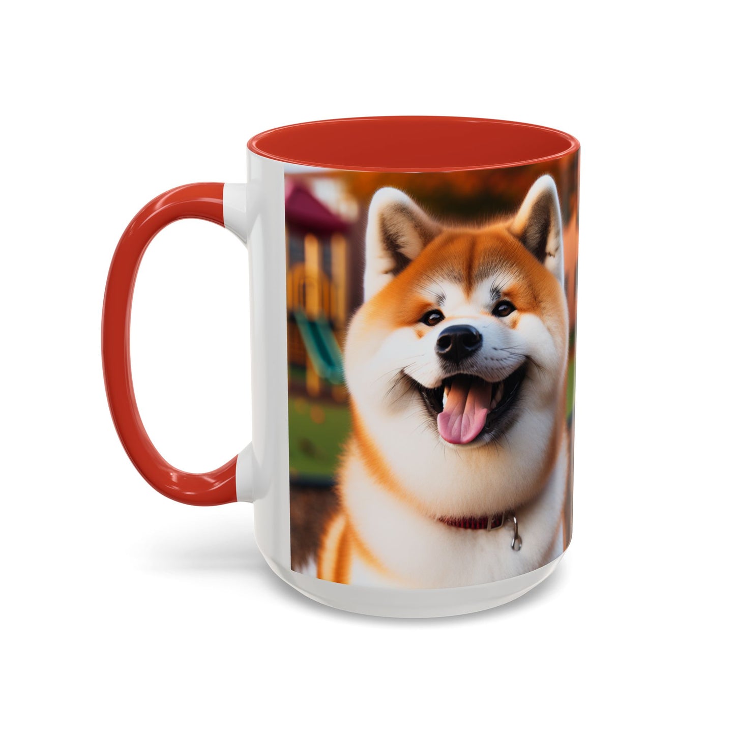 Japanese Akitainu Accent Coffee Mug - Perfect Gift for Dog Lovers