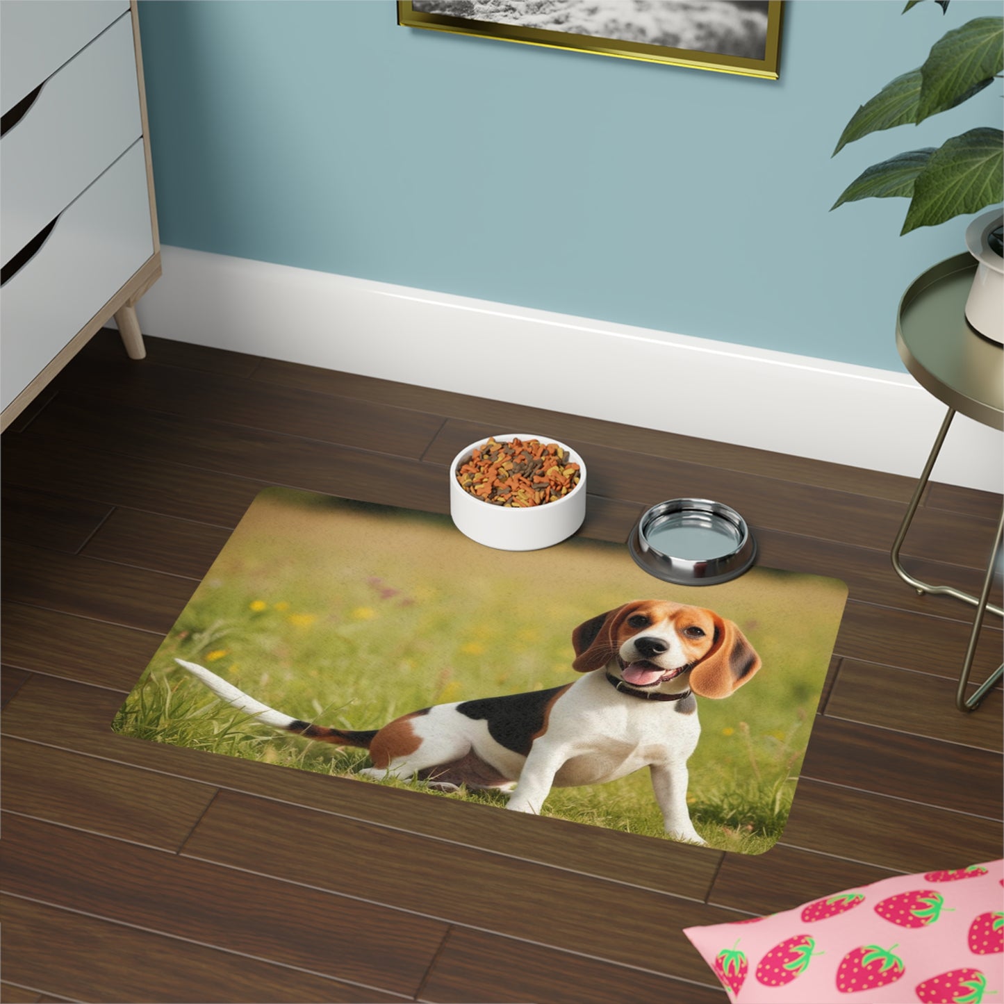 Pet Food Mat (12x18) - Beagle