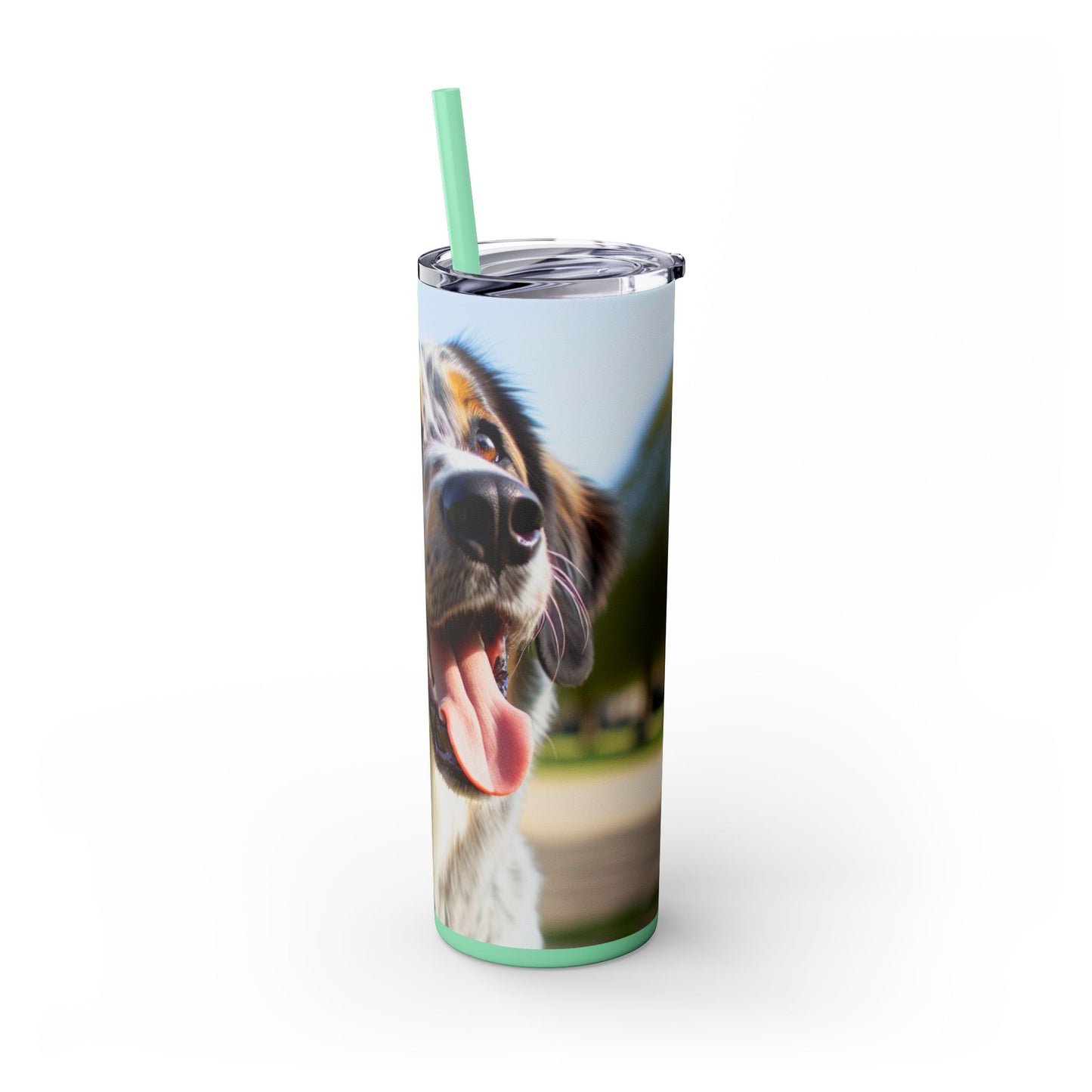 Braque Francais Pyrenean Tumbler with Straw, 20oz