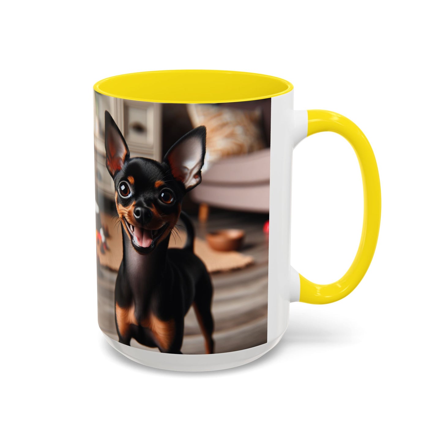English Toy Terrier Accent Coffee Mug - Perfect Gift for Dog Lovers