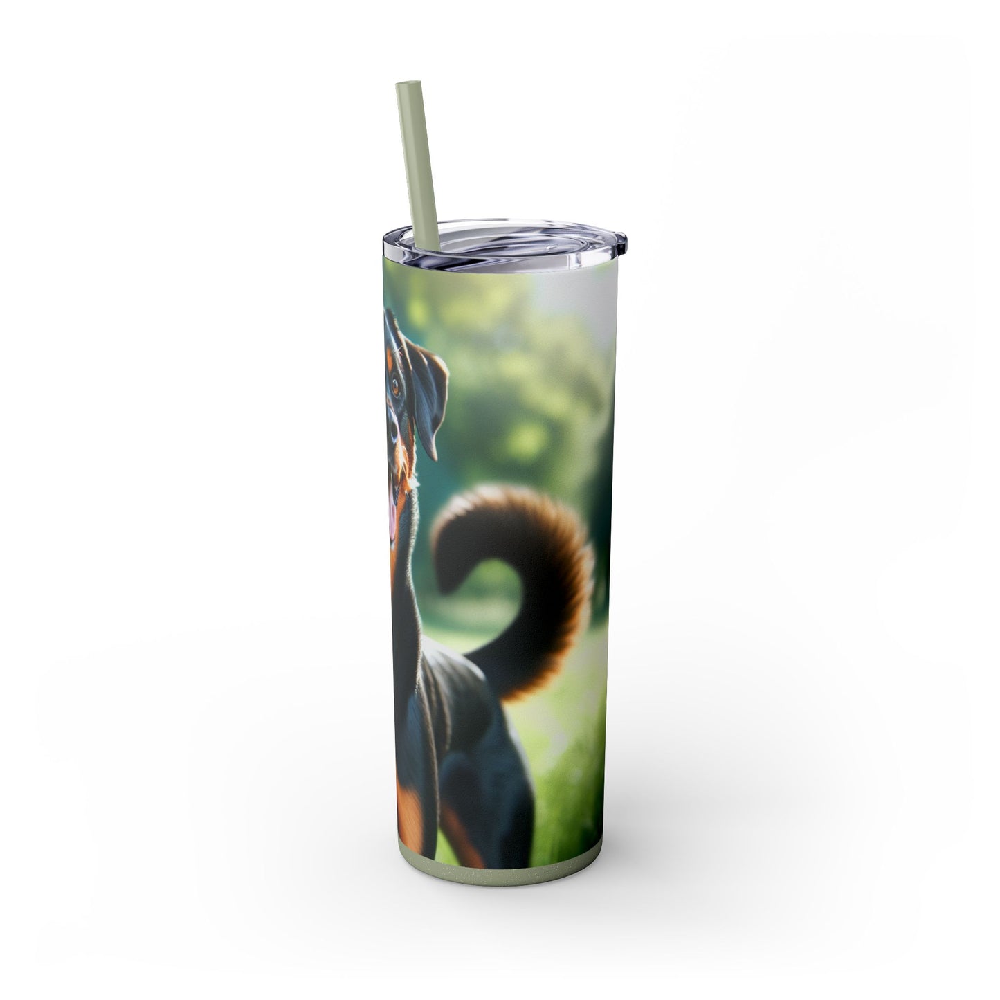 Beauceron Tumbler with Straw, 20oz