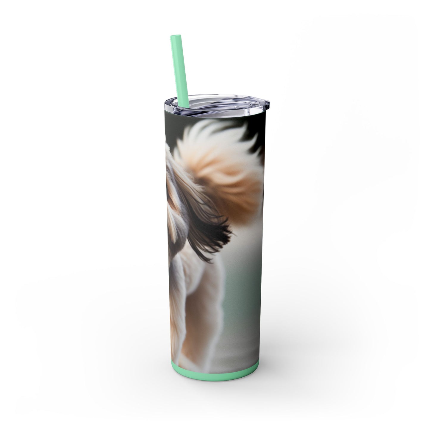 Lowchen Tumbler with Straw, 20oz