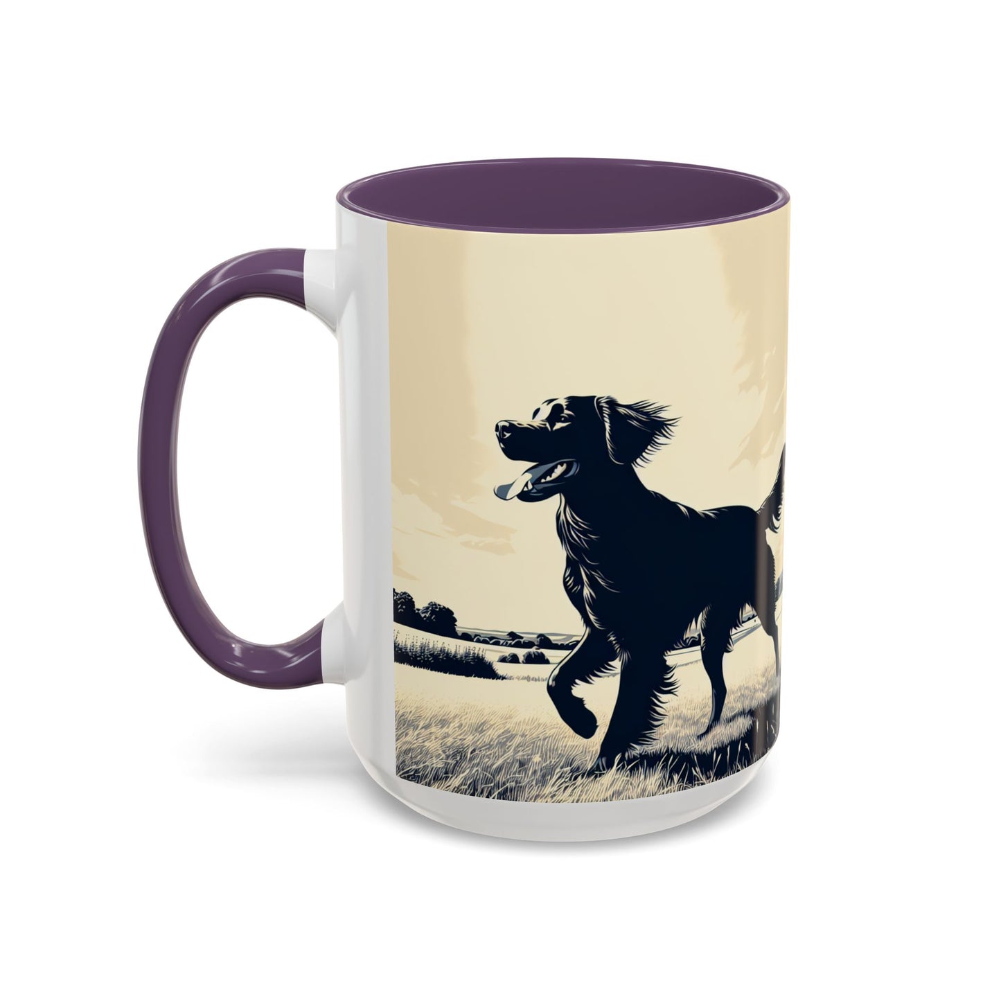 Flat Coated Retriever Accent Coffee Mug - Perfect Gift for Dog Lovers
