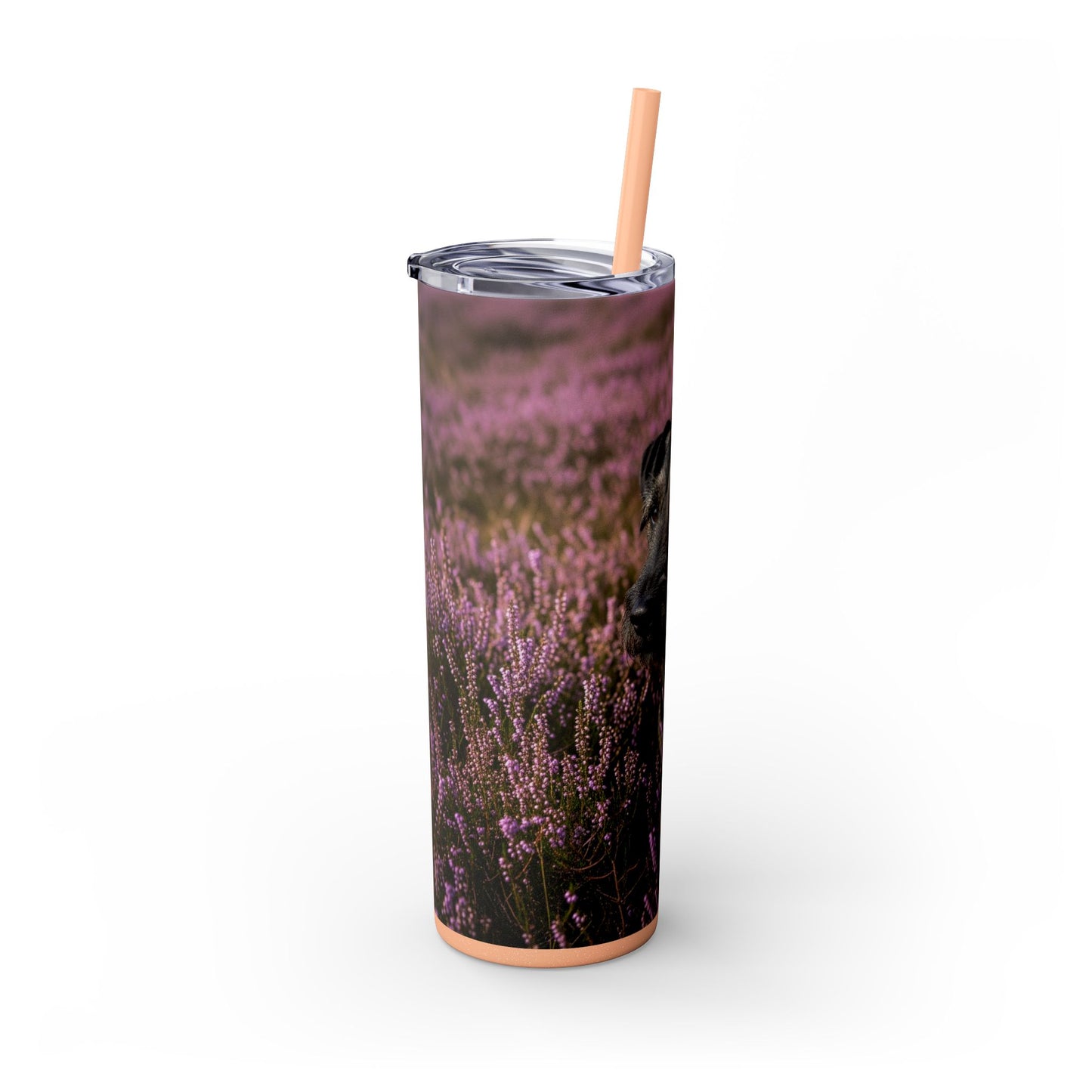Glen of Imaal Terrier Skinny Tumbler with Straw, 20oz