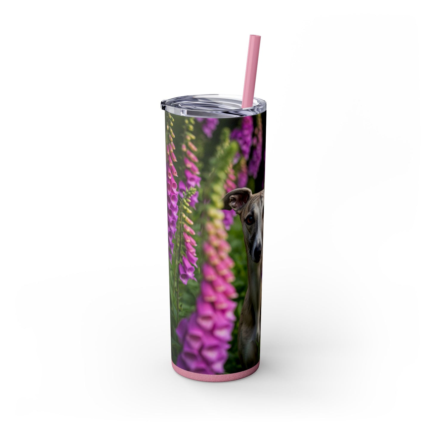 Whippet Skinny Tumbler with Straw, 20oz