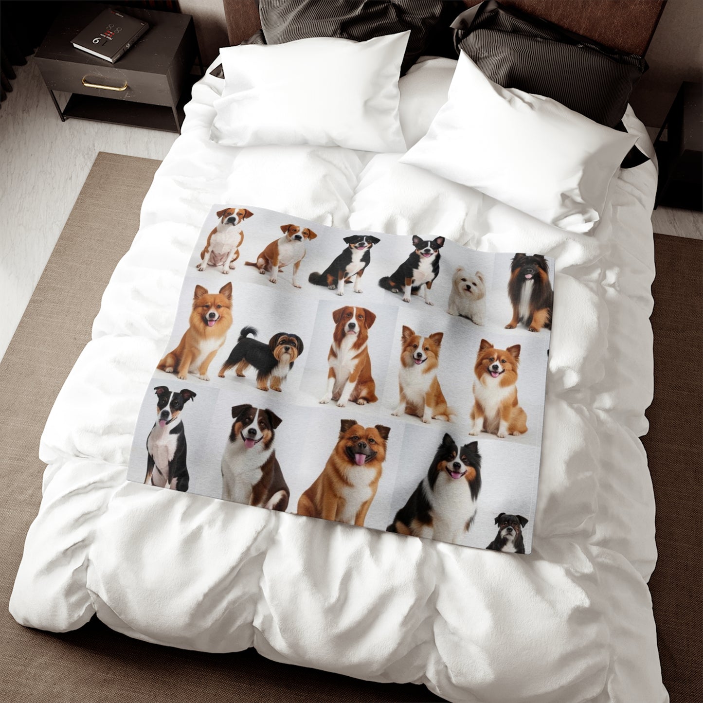 Chinese Dogs Sweatshirt Blanket