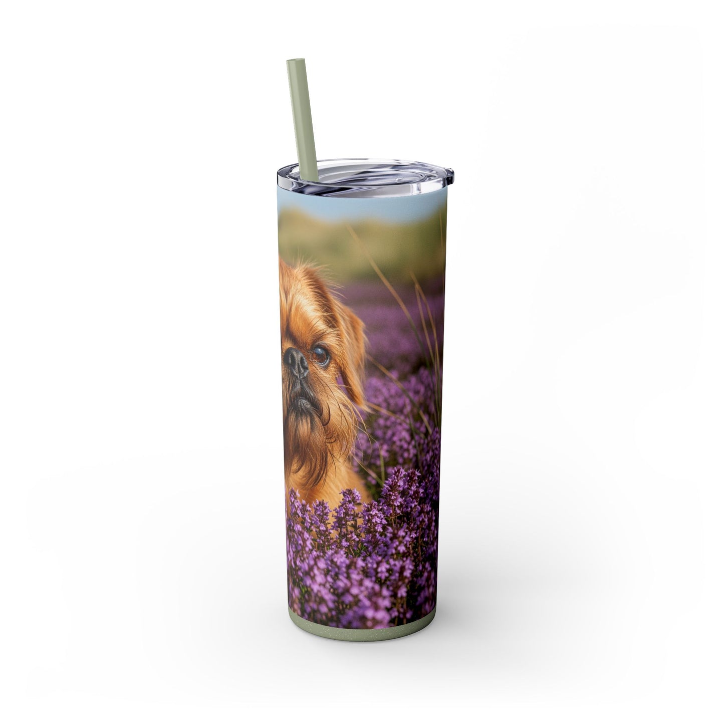 Griffon Bruxellois Tumbler with Straw, 20oz