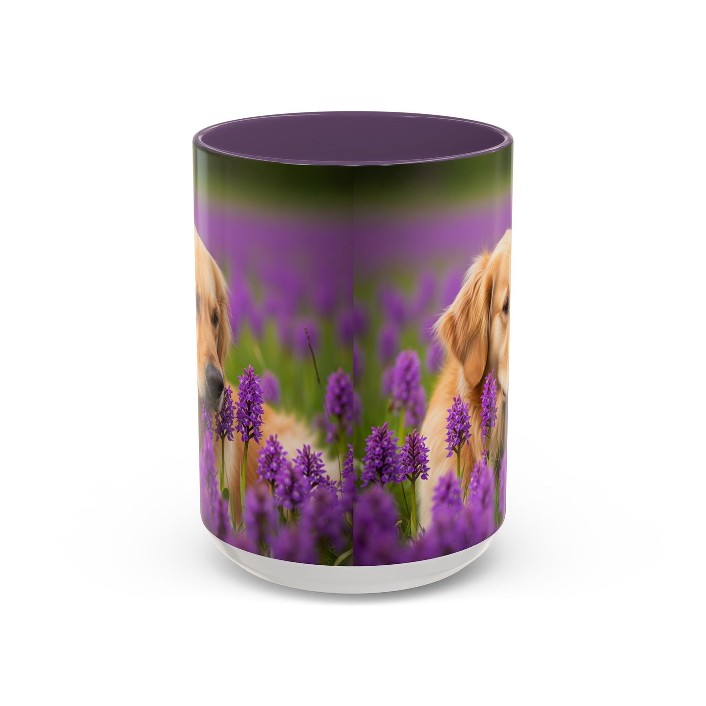 Golden Retriever Accent Coffee Mug - Perfect Gift for Dog Lovers