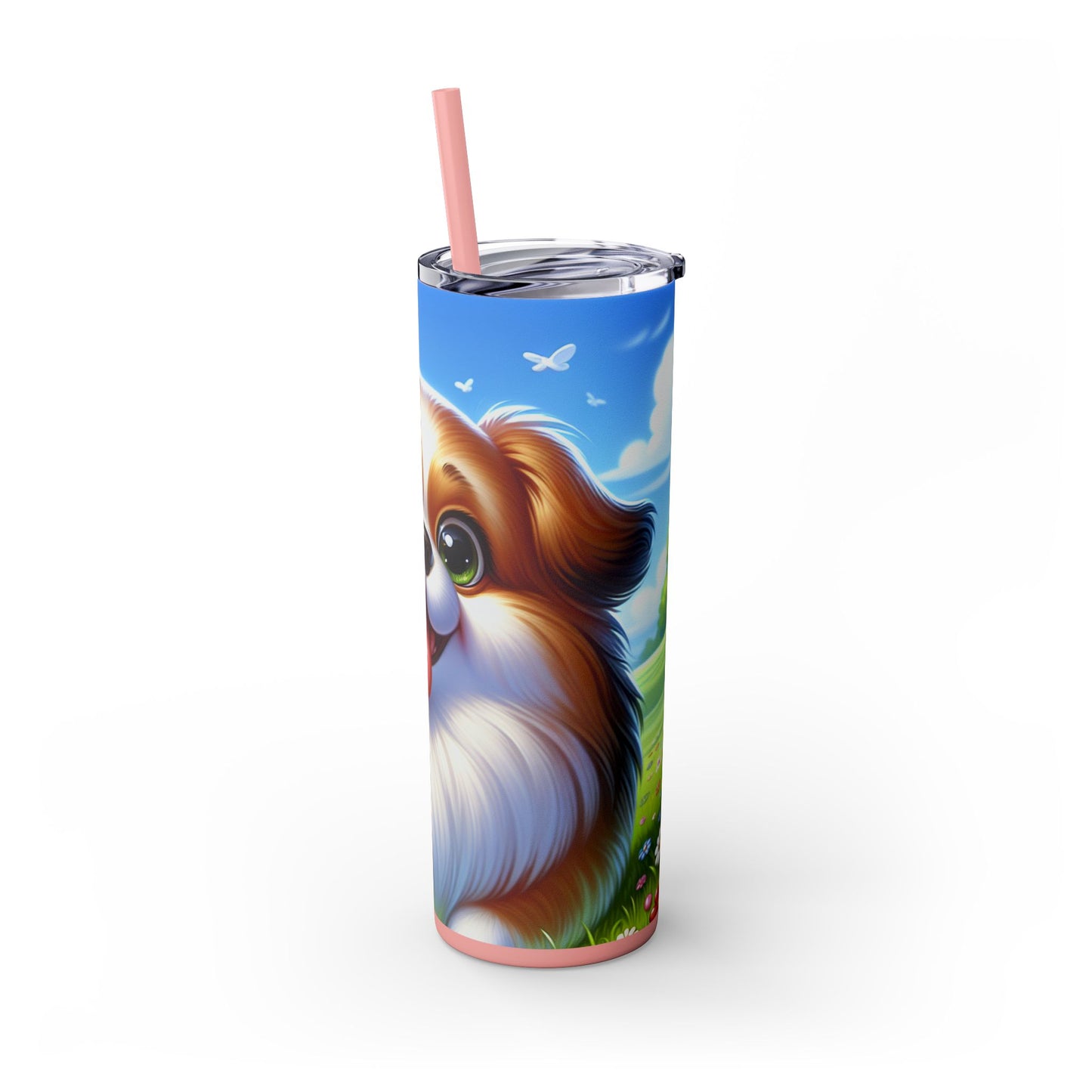 Russian Toy Skinny Tumbler with Straw, 20oz