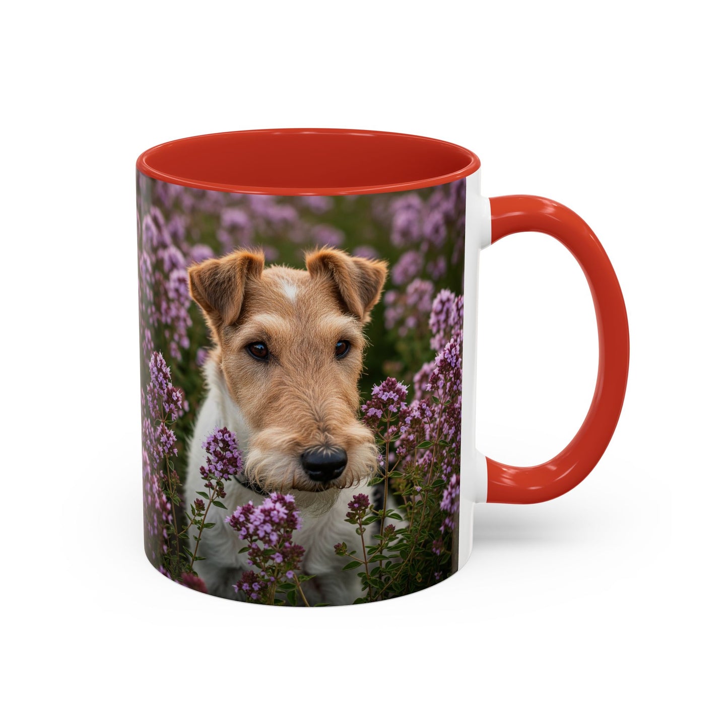 Fox Terrier Accent Coffee Mug - Perfect Gift for Dog Lovers