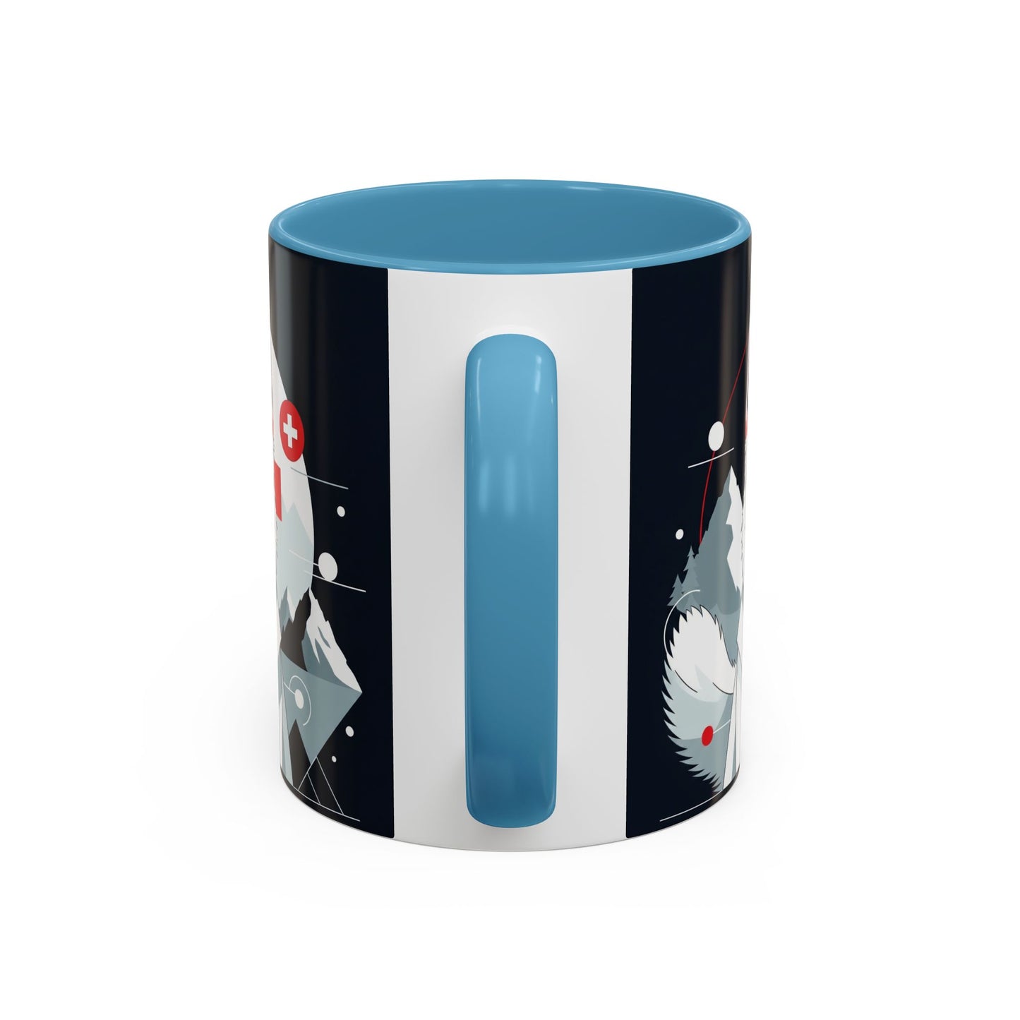 White Swiss Shepherd Dog Accent Coffee Mug - Perfect Gift for Dog Lovers
