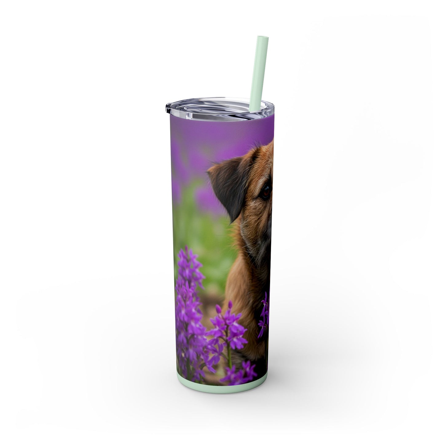 Border Terrier Tumbler with Straw, 20oz