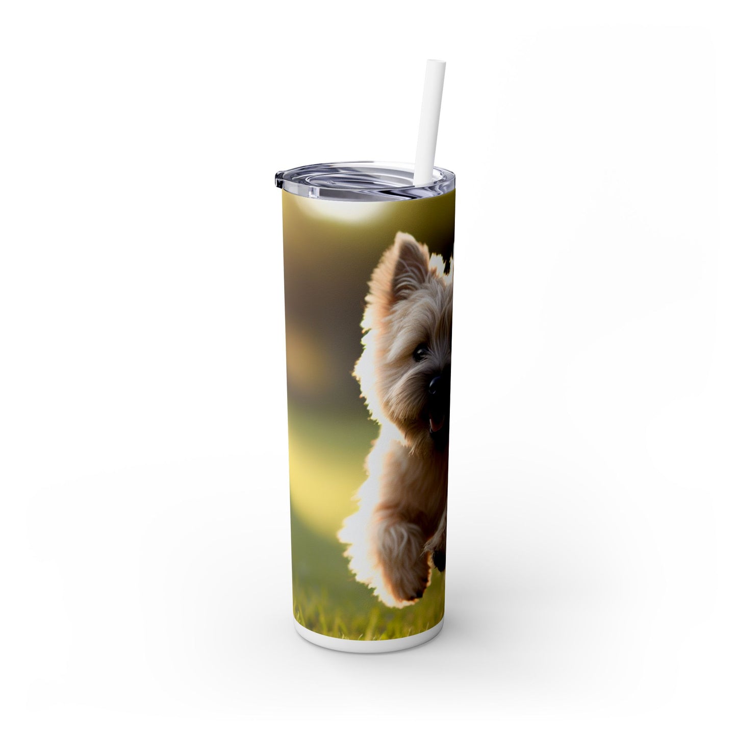 Cairn Terrier Tumbler with Straw, 20oz