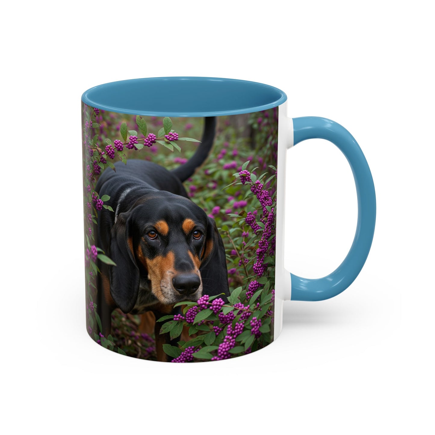 Black and Tan Coonhound Accent Coffee Mug - Perfect Gift for Dog Lovers