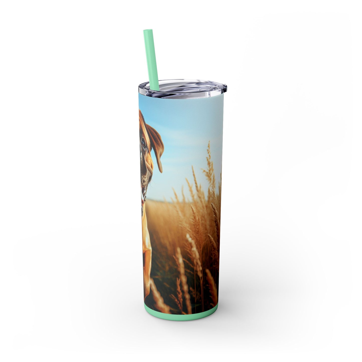Bullmastiff Tumbler with Straw, 20oz