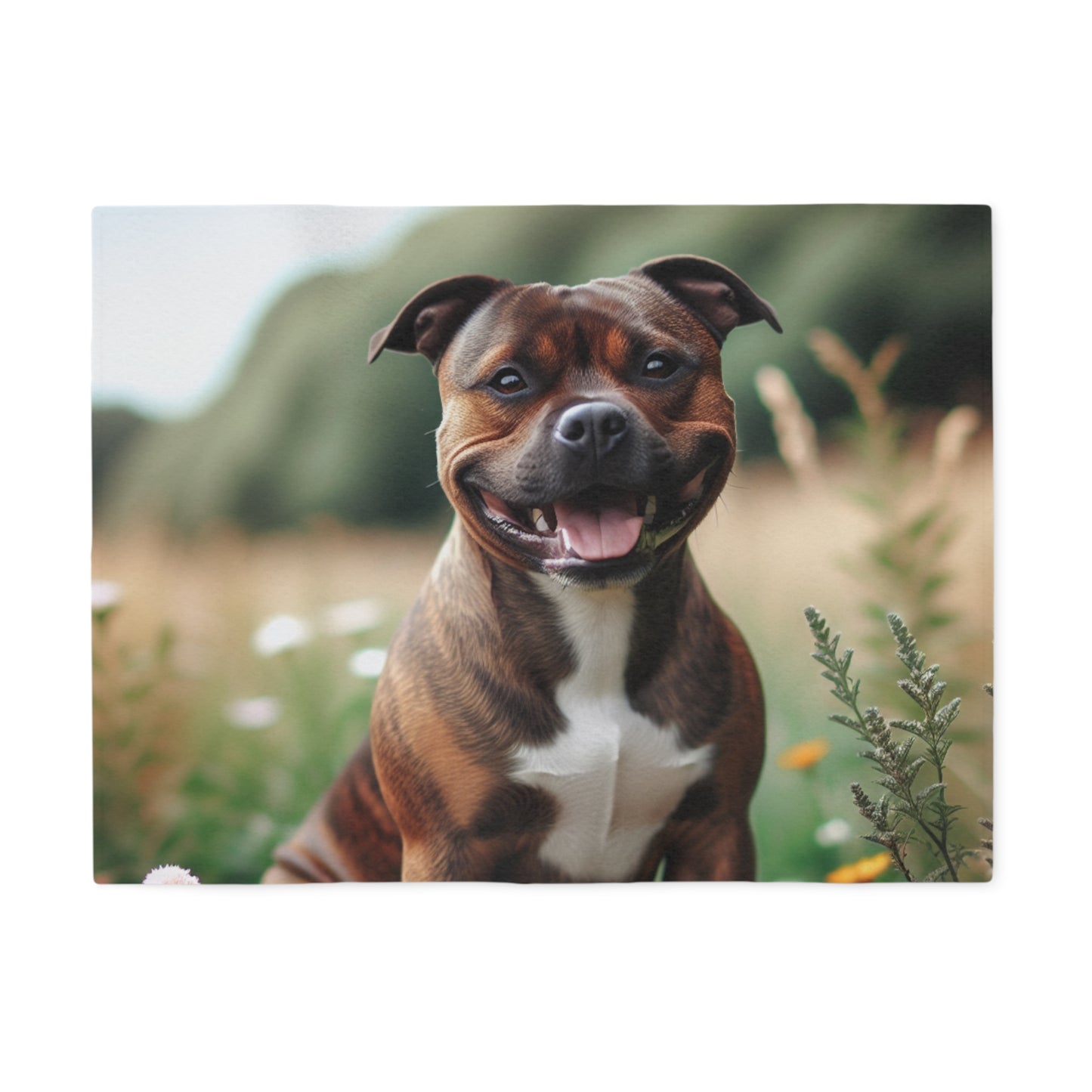 Staffordshire Bull Terrier Sweatshirt Blanket