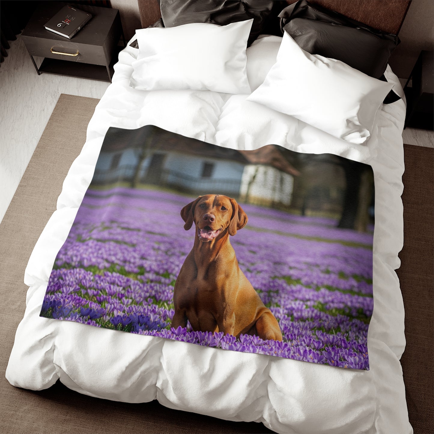 Vizsla Sweatshirt Blanket