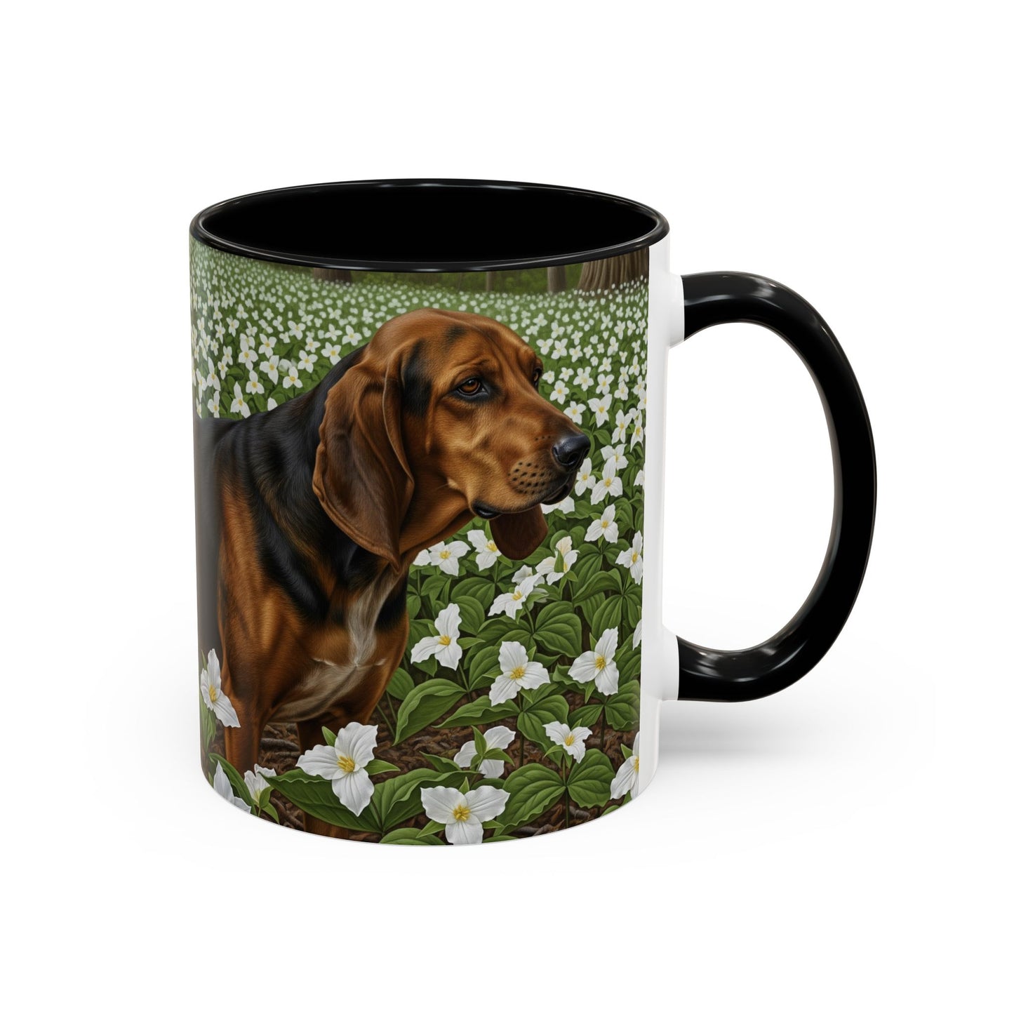Treeing Walker Coonhound Accent Coffee Mug - Perfect Gift for Dog Lovers