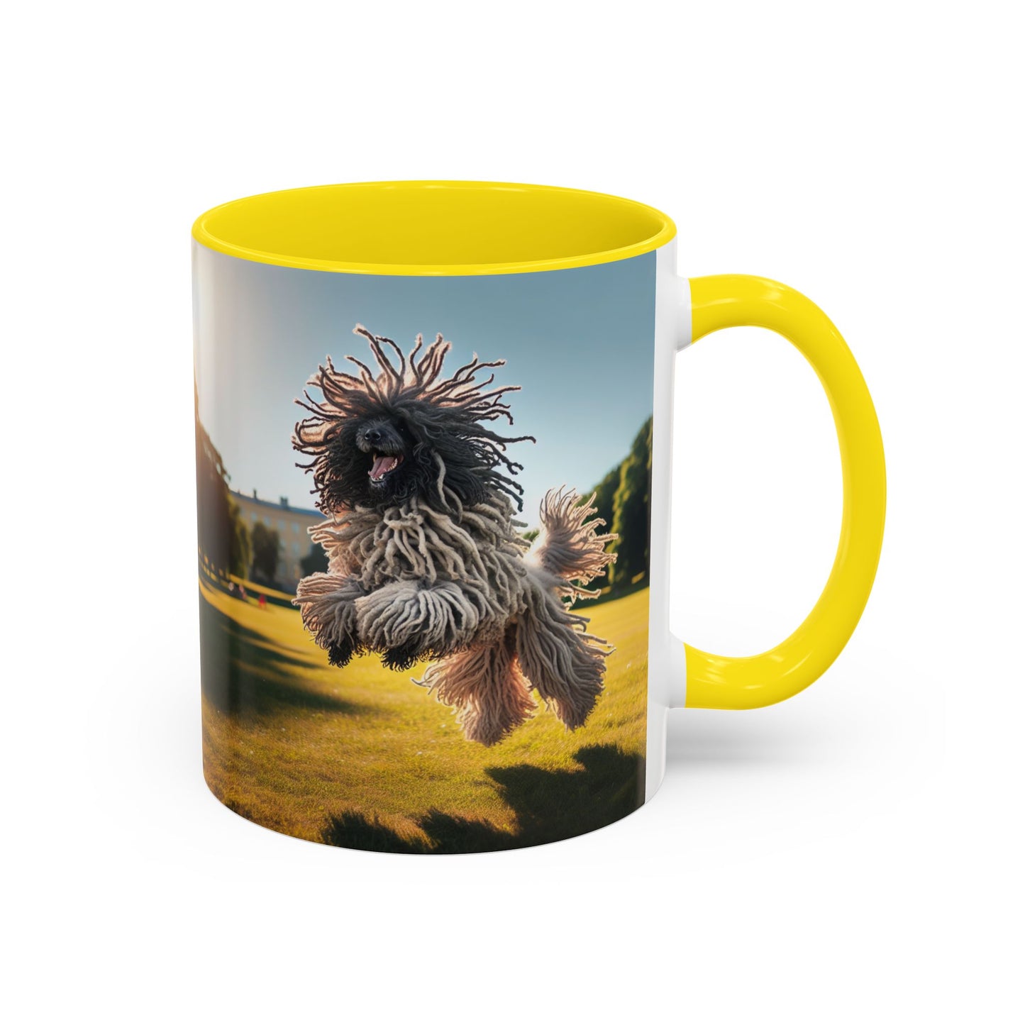 Puli Accent Coffee Mug - Perfect Gift for Dog Lovers