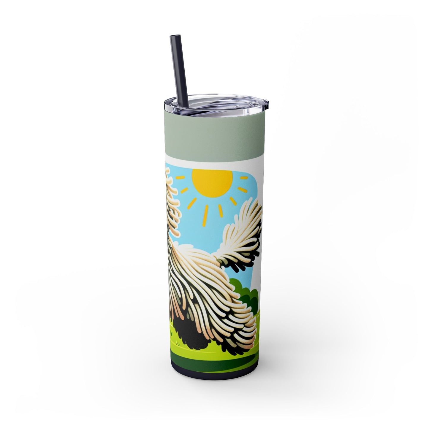 Komondor Tumbler with Straw, 20oz