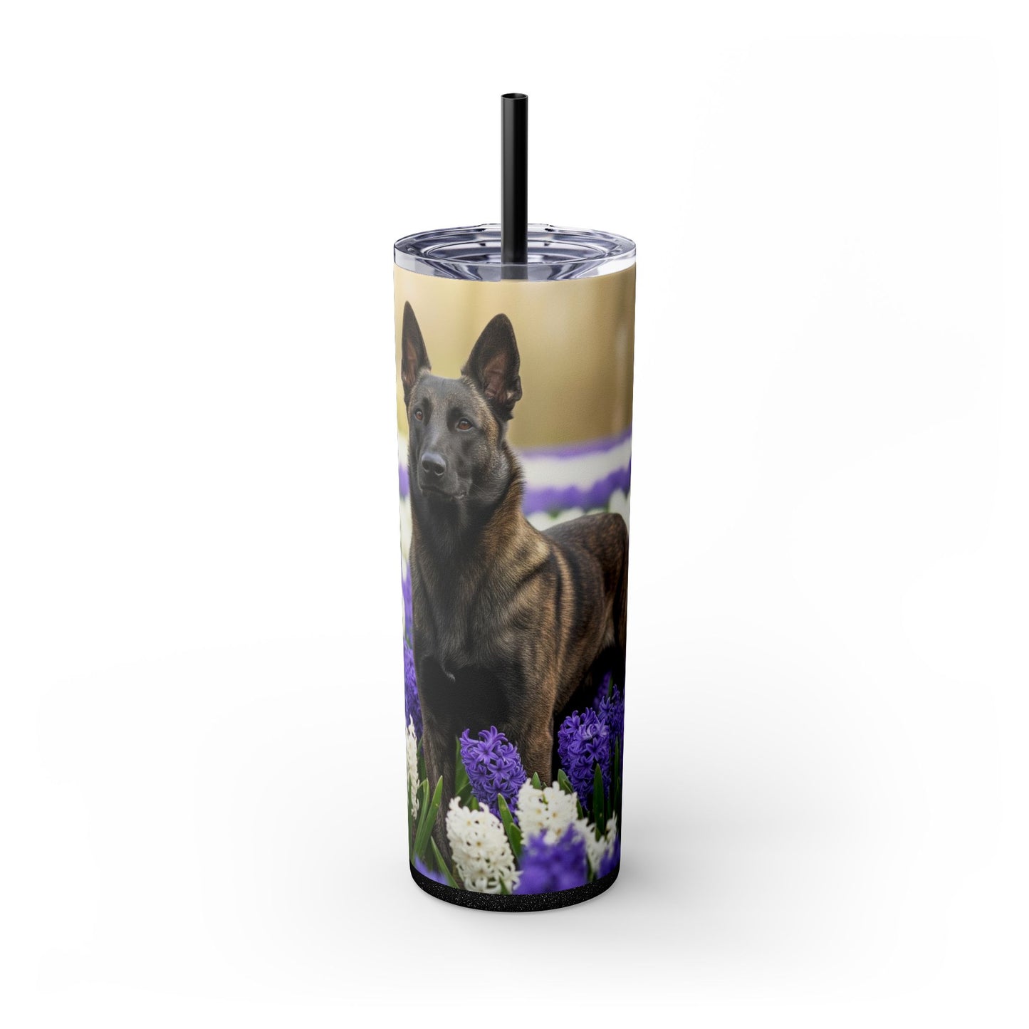 Dutch Shepherd Dog Tumbler with Straw, 20oz