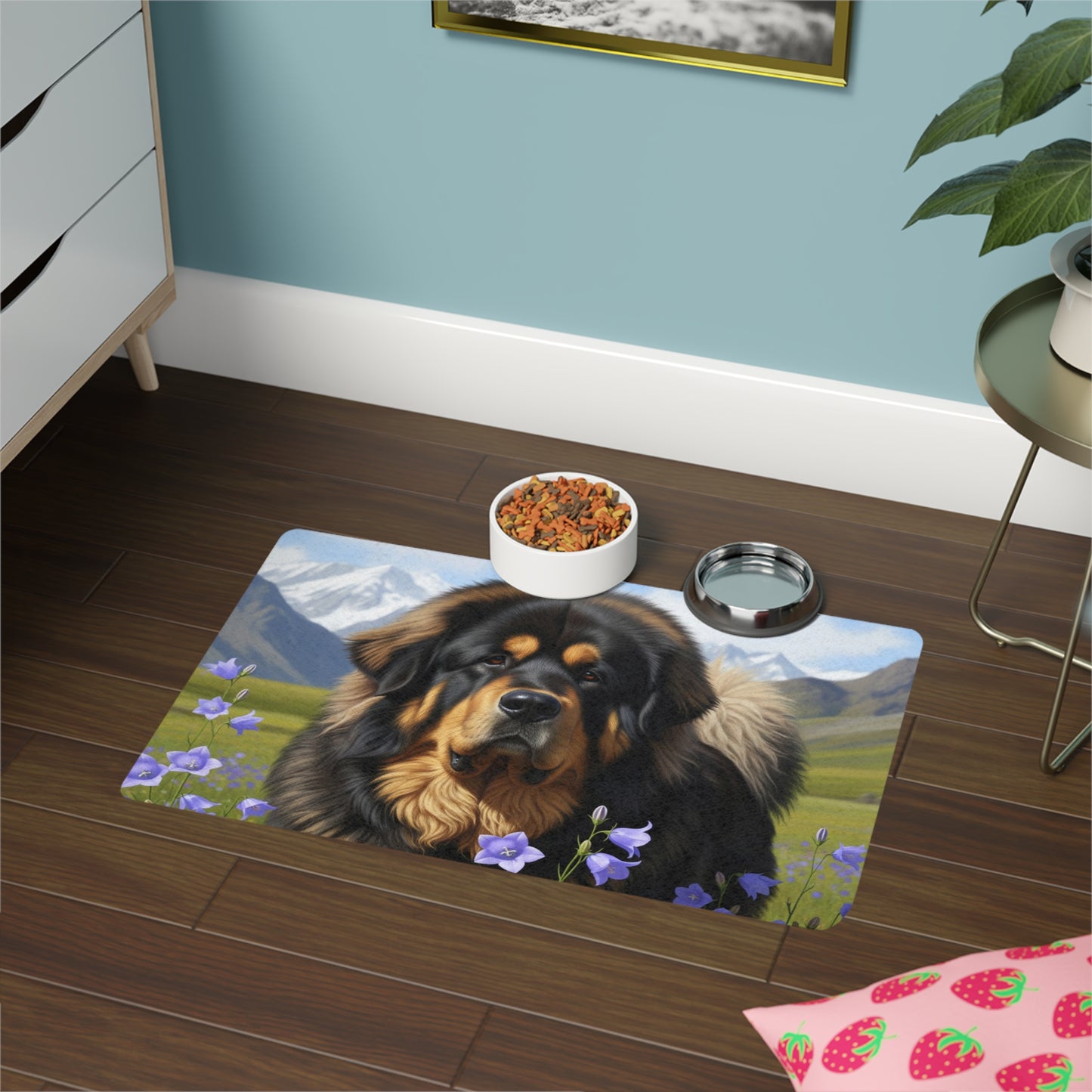 Pet Food Mat (12x18) - Tibetan Mastiff
