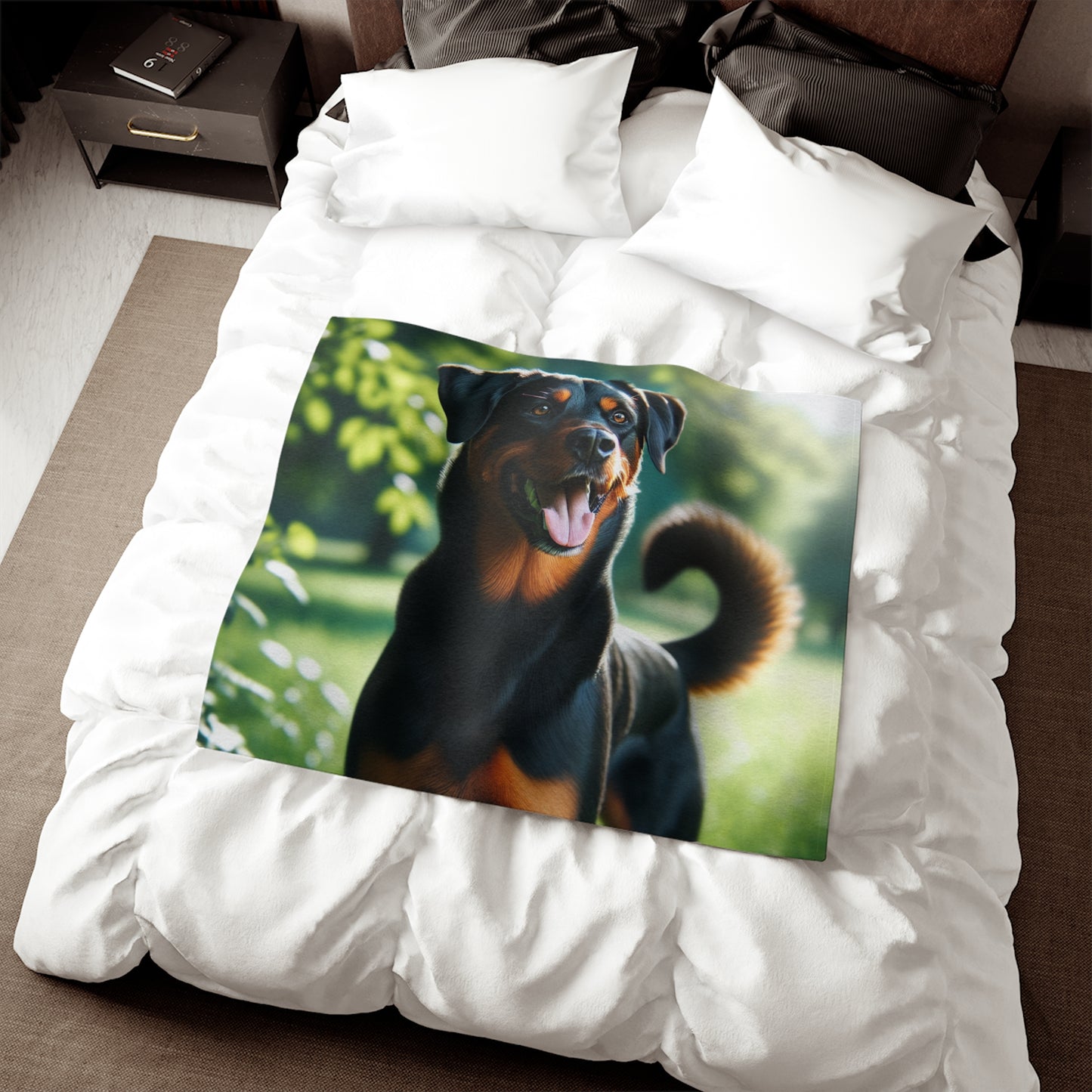 Beauceron Sweatshirt Blanket