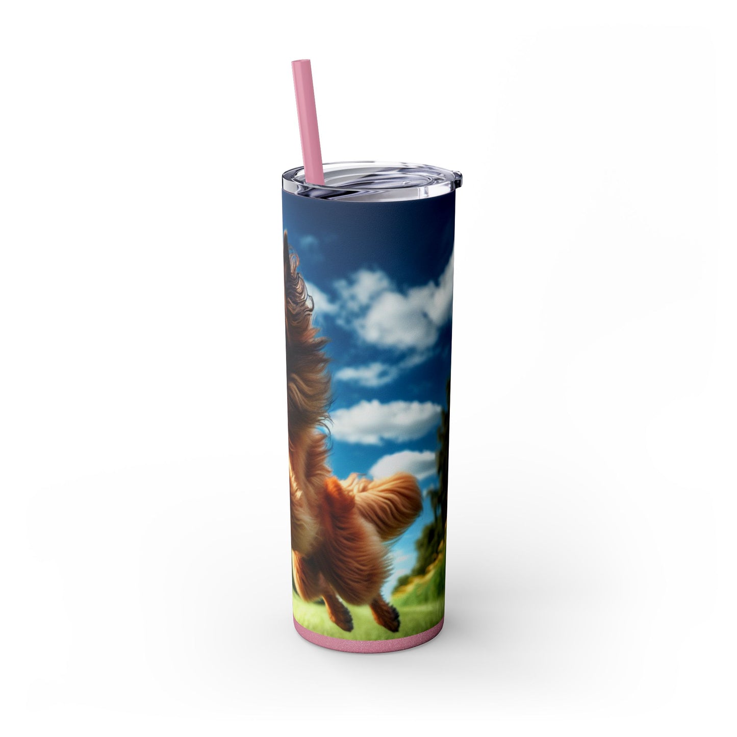 Belgian Shepherd Dog Laekenois Tumbler with Straw, 20oz