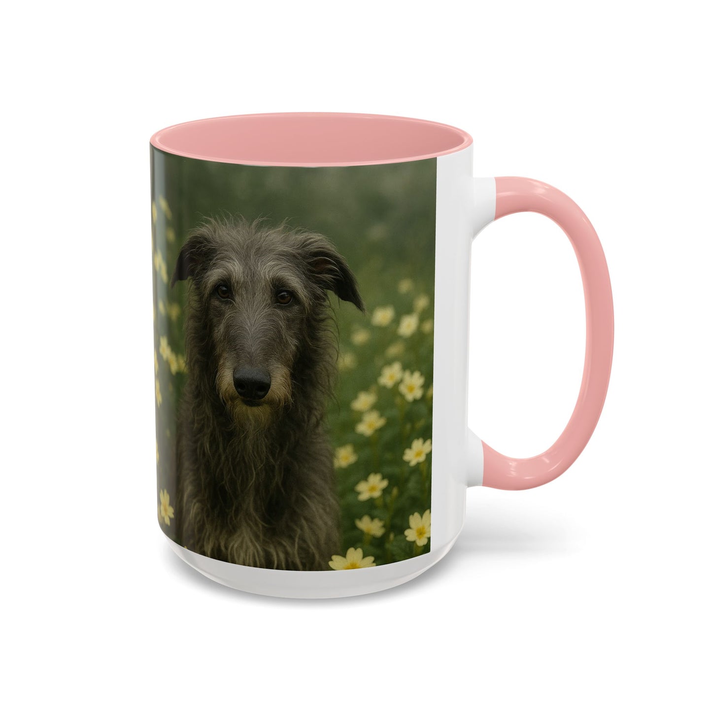 Scottish Deerhound Accent Coffee Mug - Perfect Gift for Dog Lovers