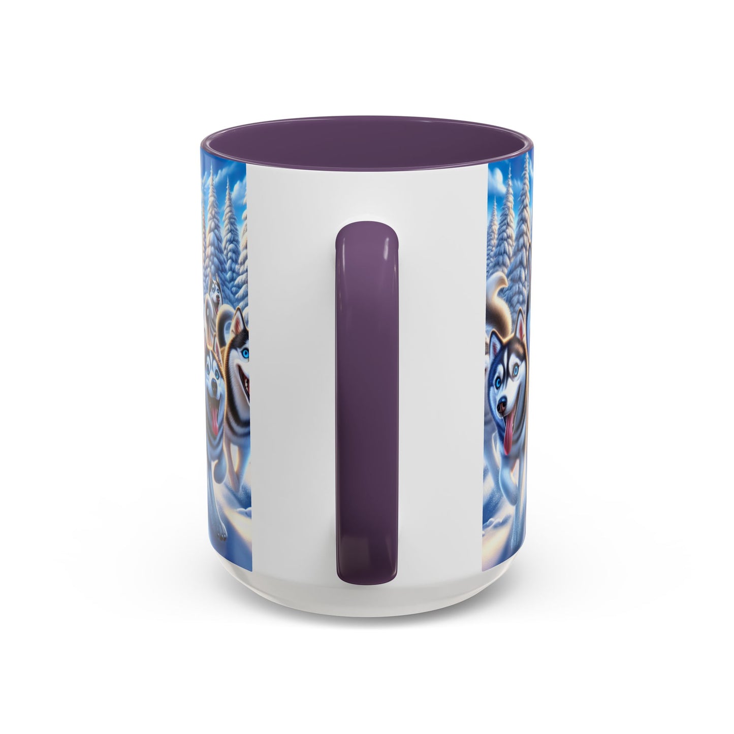 Siberian Husky Accent Coffee Mug - Perfect Gift for Dog Lovers