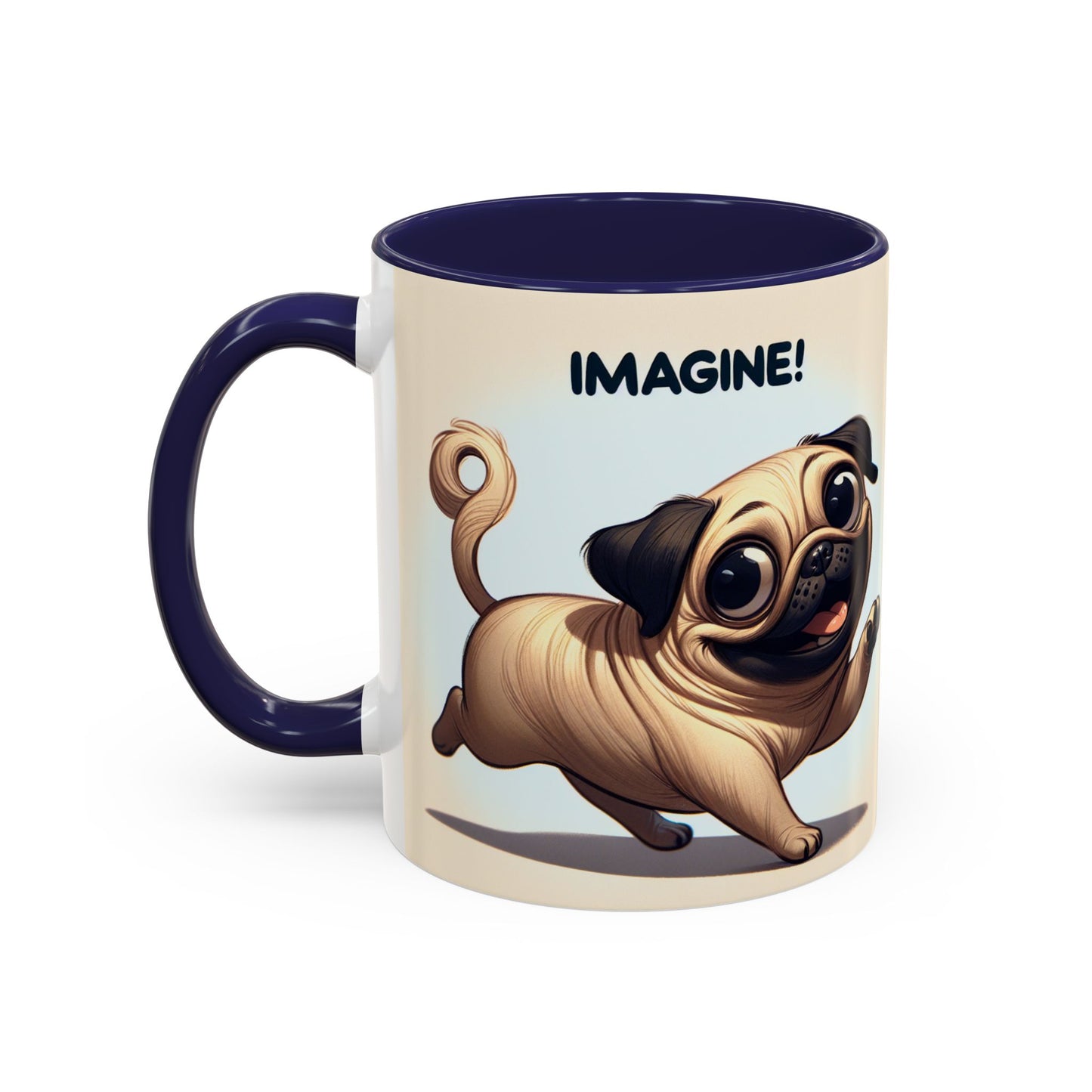 Pug Accent Coffee Mug - Perfect Gift for Dog Lovers