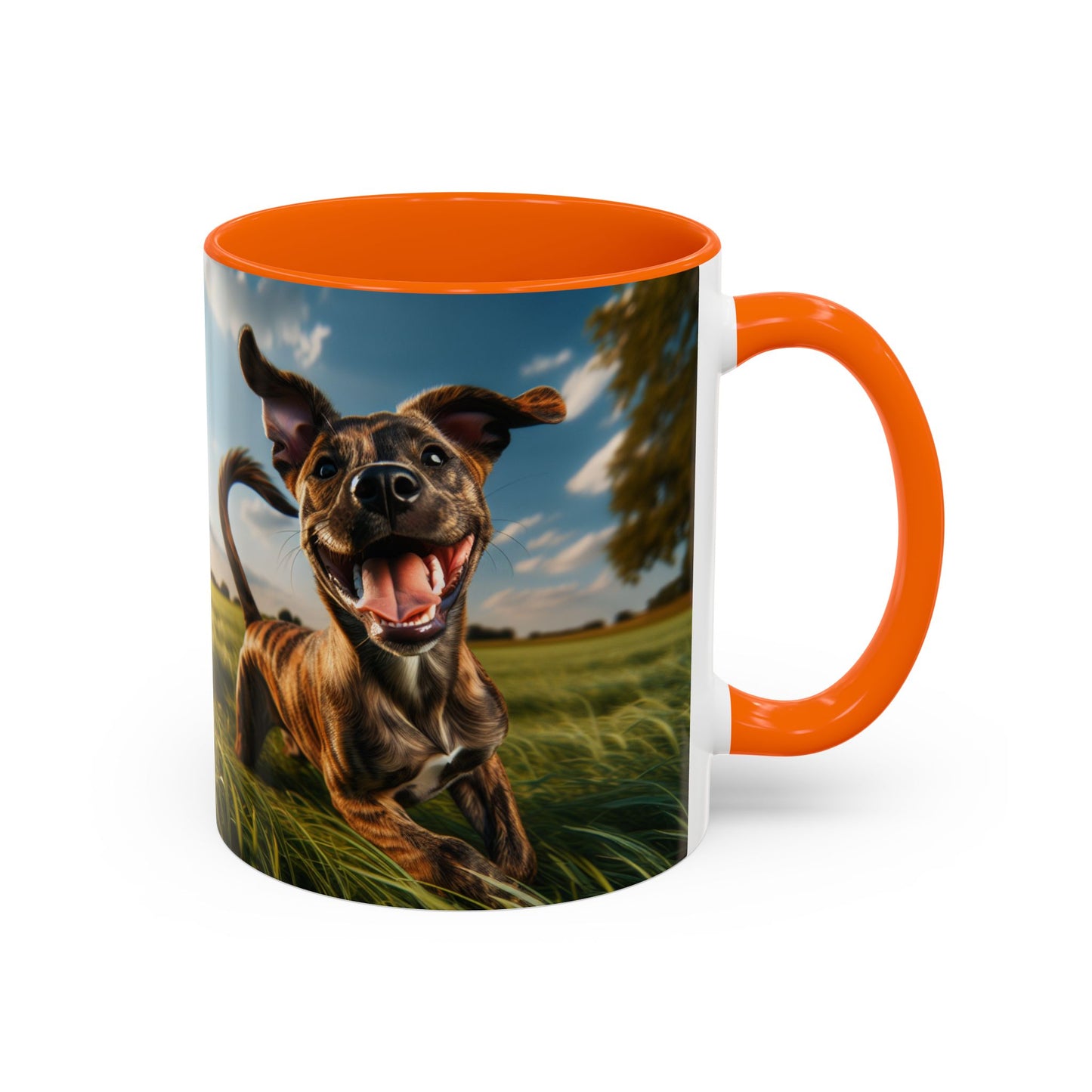 Treeing Tennessee Brindle Accent Coffee Mug - Perfect Gift for Dog Lovers