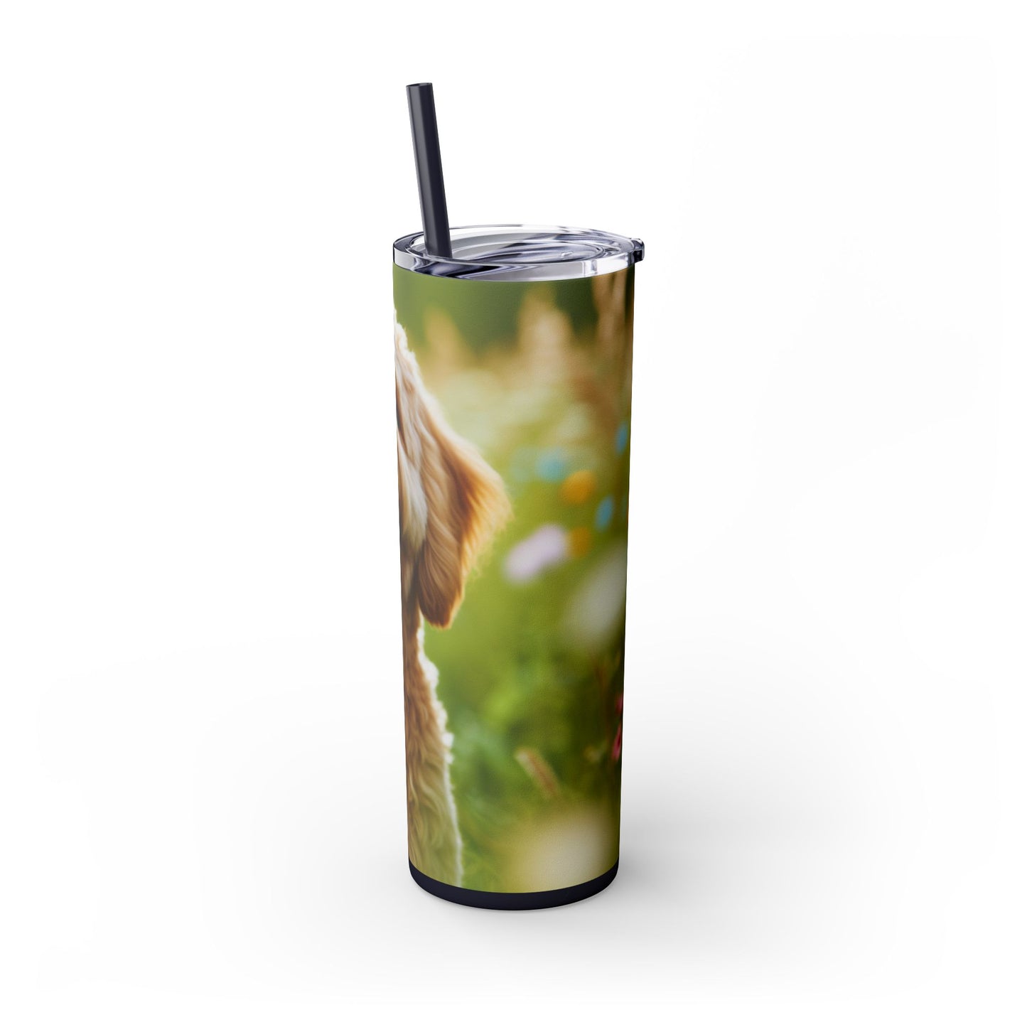 Labradoodle Tumbler with Straw, 20oz