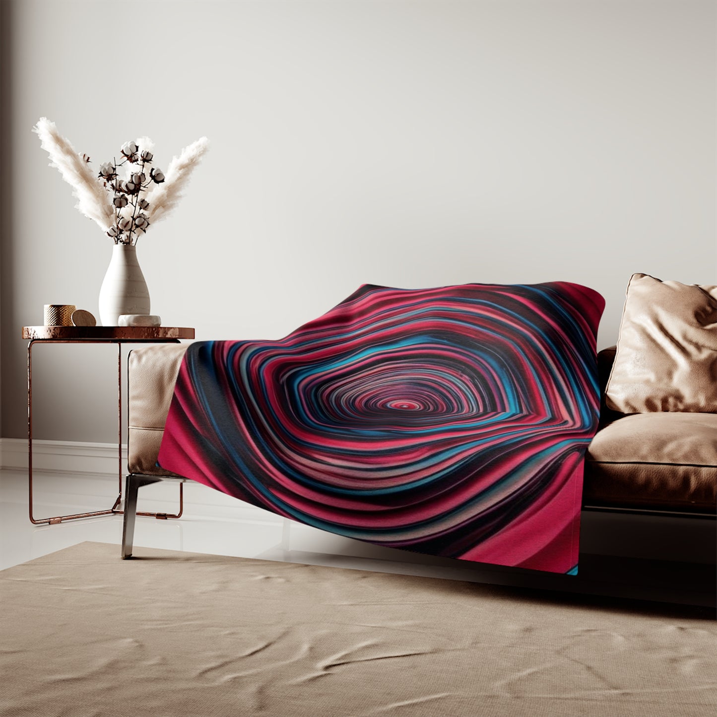 Optical Illusion Sweatshirt Blanket