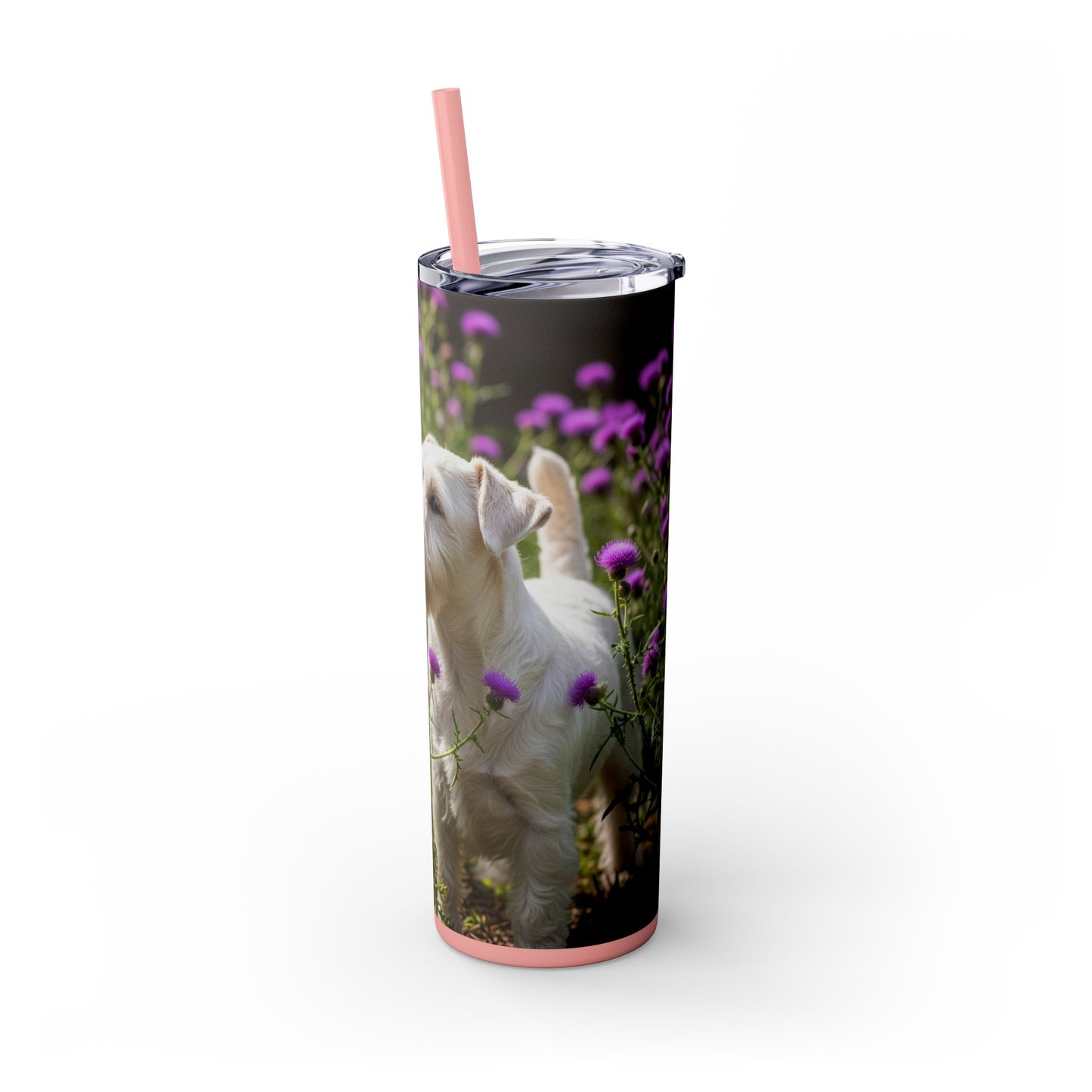 Sealyham Terrier Tumbler with Straw, 20oz