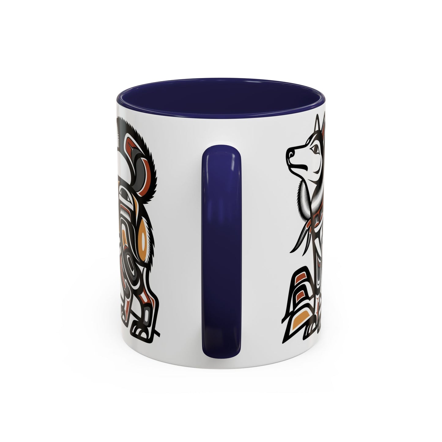 Siberian Husky Accent Coffee Mug - Perfect Gift for Dog Lovers