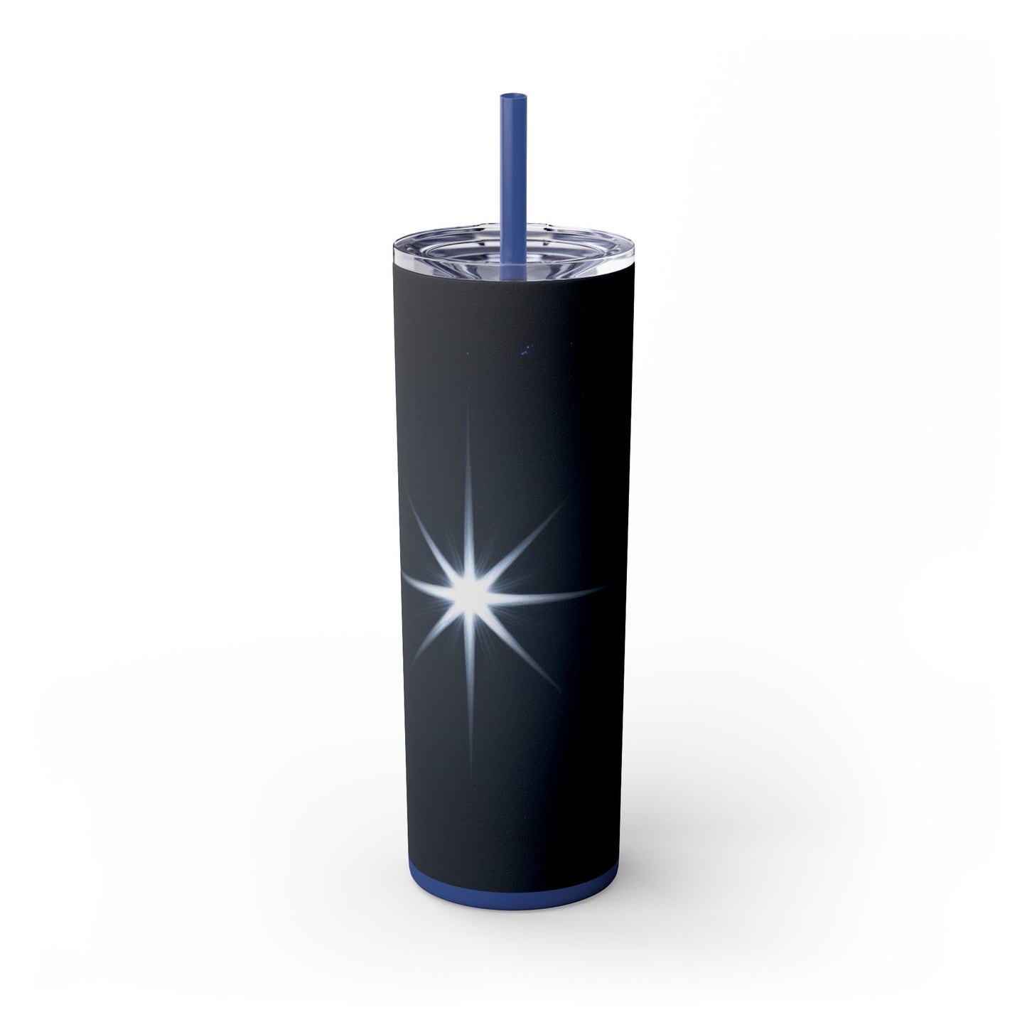 North Star Skinny Tumbler with Straw, 20oz